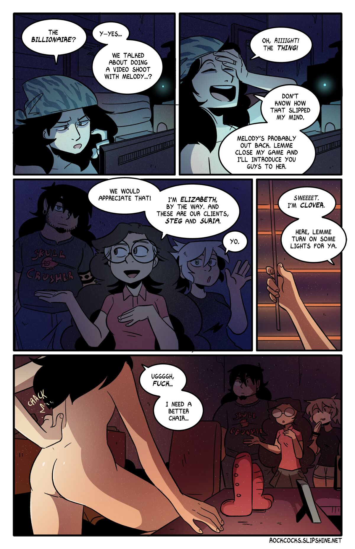 The Rock Cocks - Track 9: Bad Vibes page 10 full