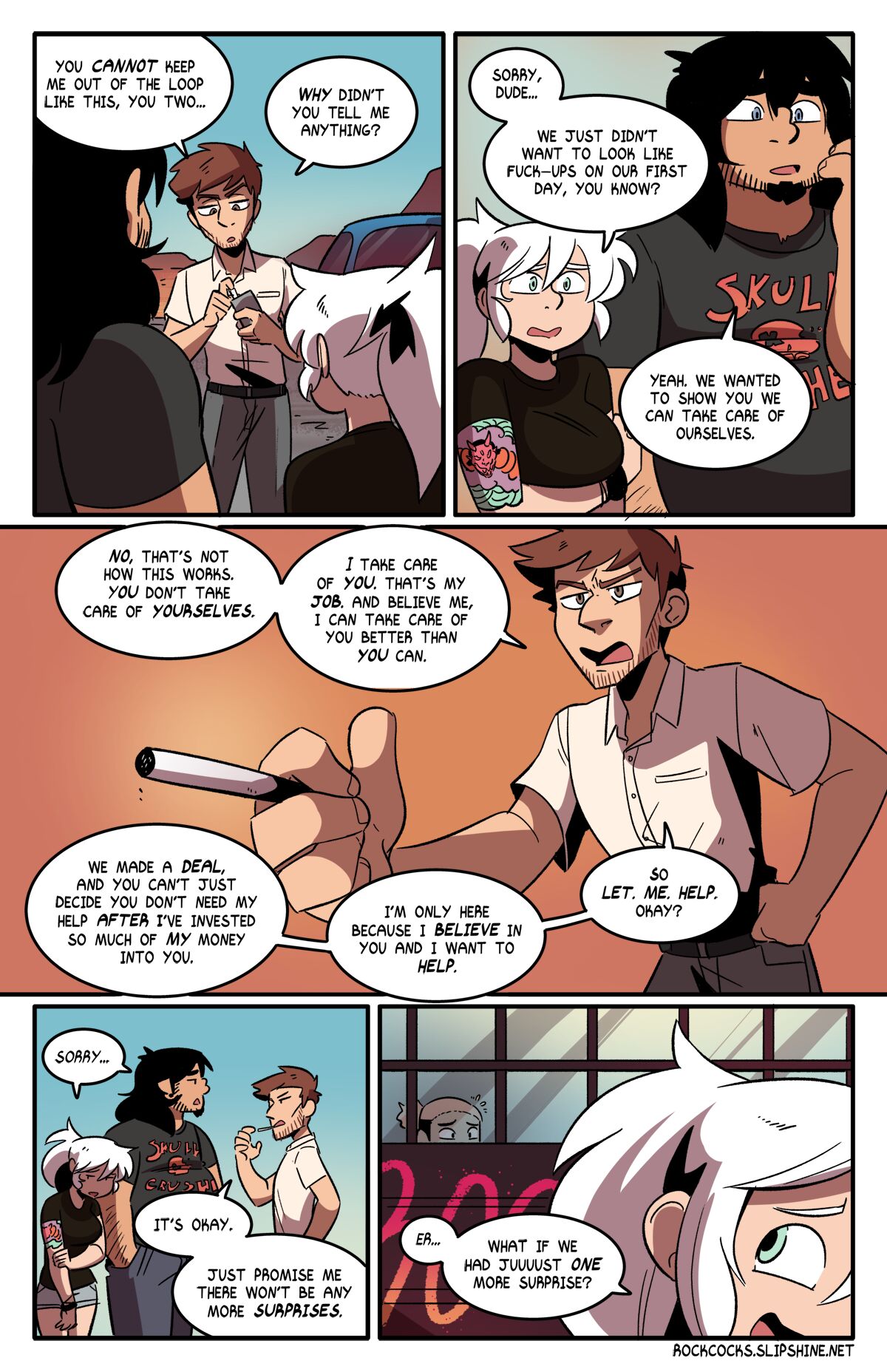 The Rock Cocks - Track 9: Bad Vibes page 2 full