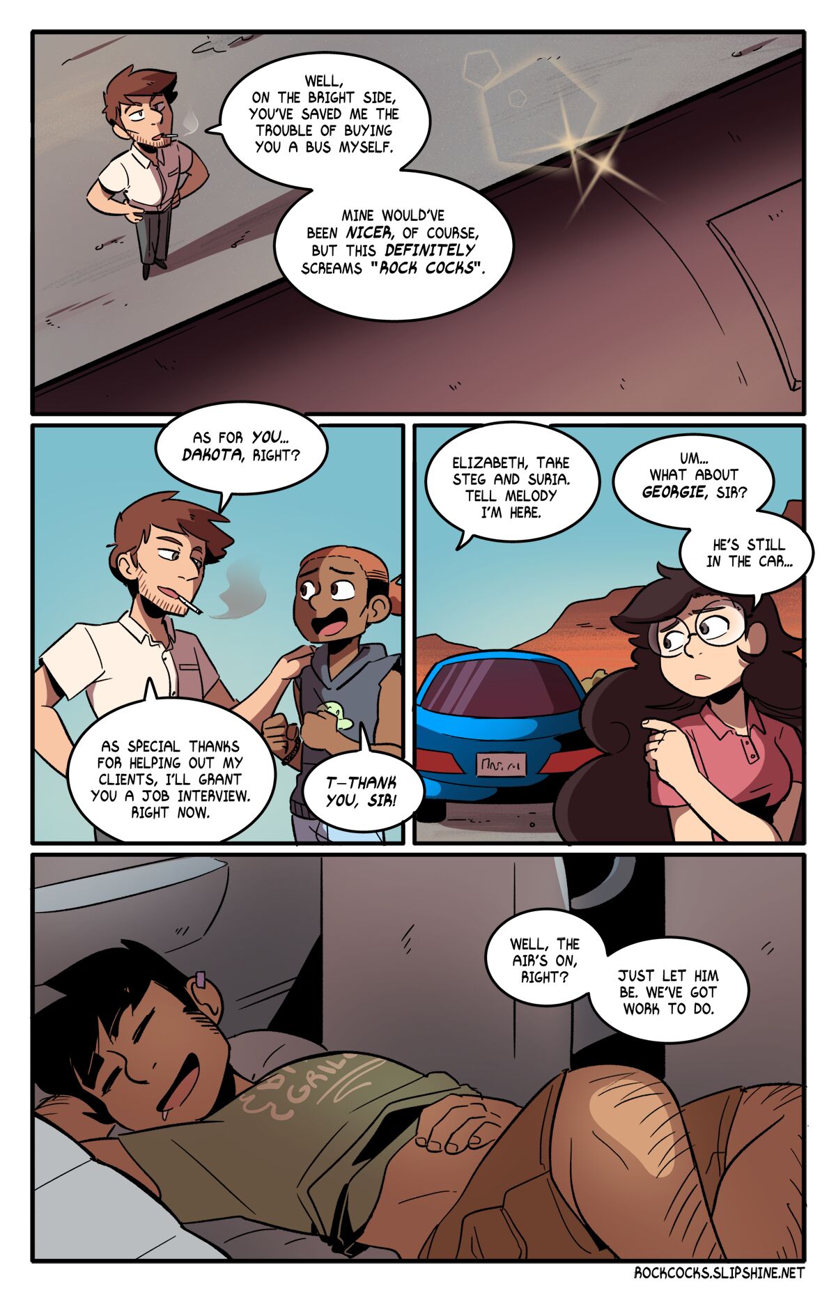 The Rock Cocks - Track 9: Bad Vibes page 4 full