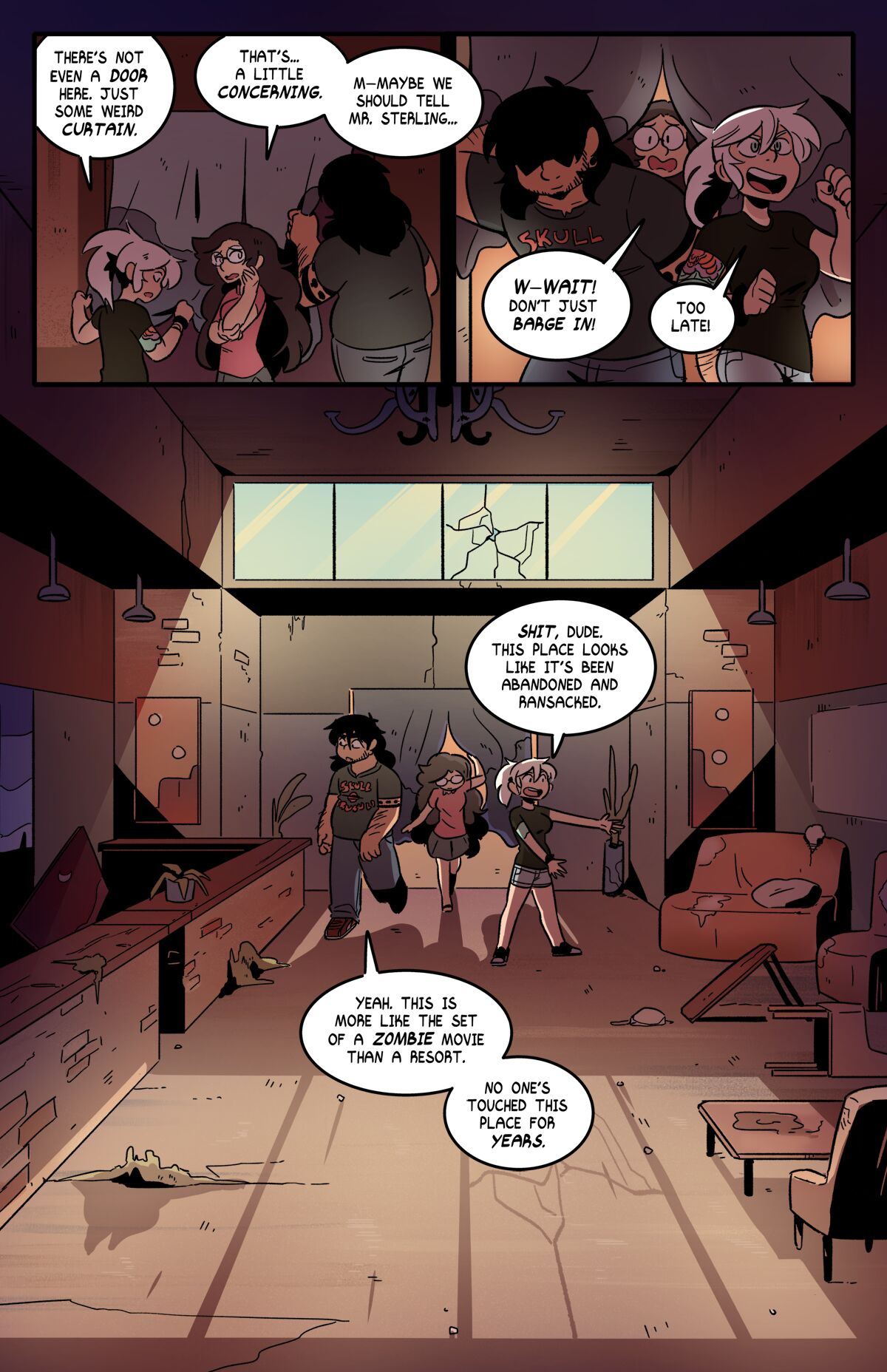 The Rock Cocks - Track 9: Bad Vibes page 7 full