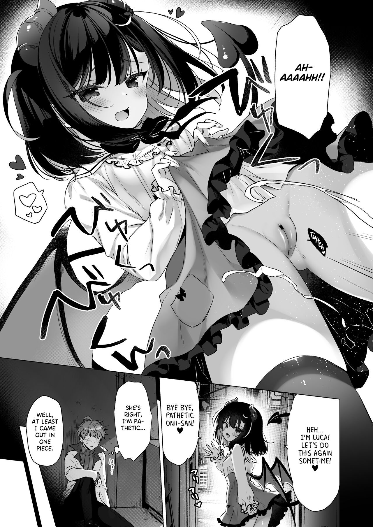 Tsuyo tsuyo Mesugaki Villain to Yowa yowa Hero no Ore | The Very very Strong Bratty Villain and I, the Very very Weak Hero page 10 full