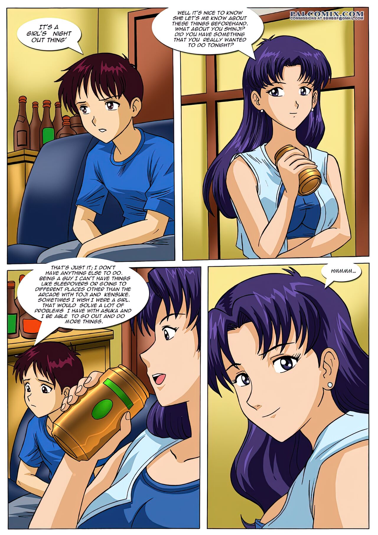 Misato's New Girlfriend page 3 full