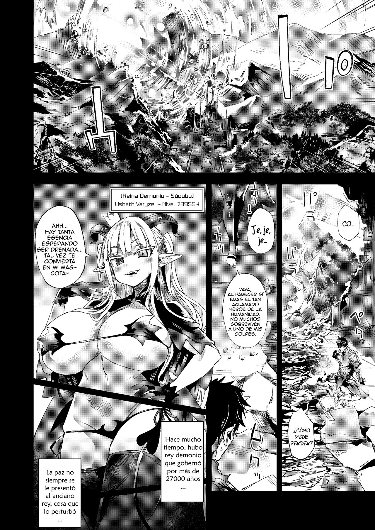 Succubus Joou vs Zako Goblin - Victim Girls R page 4 full