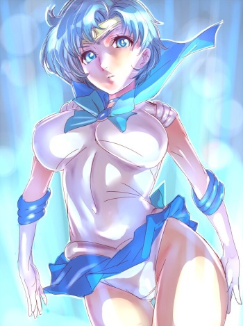 Galeria Sailor Mercury - Ami Mizuno ecchi cover