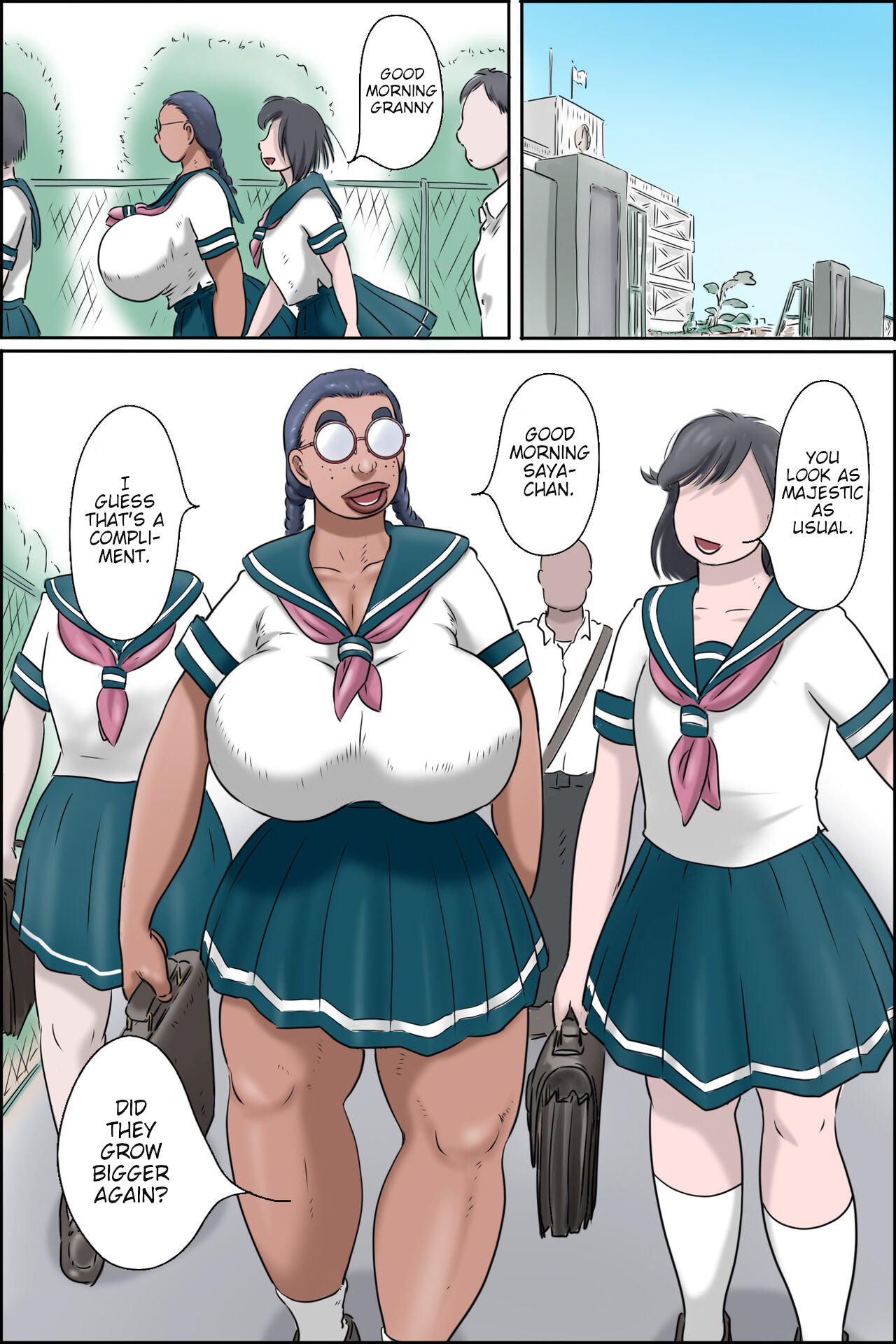 Granny Girl: Sex At School | Tokunou Oba-chan Joshi -Kounai Seikou Hen- page 1 full