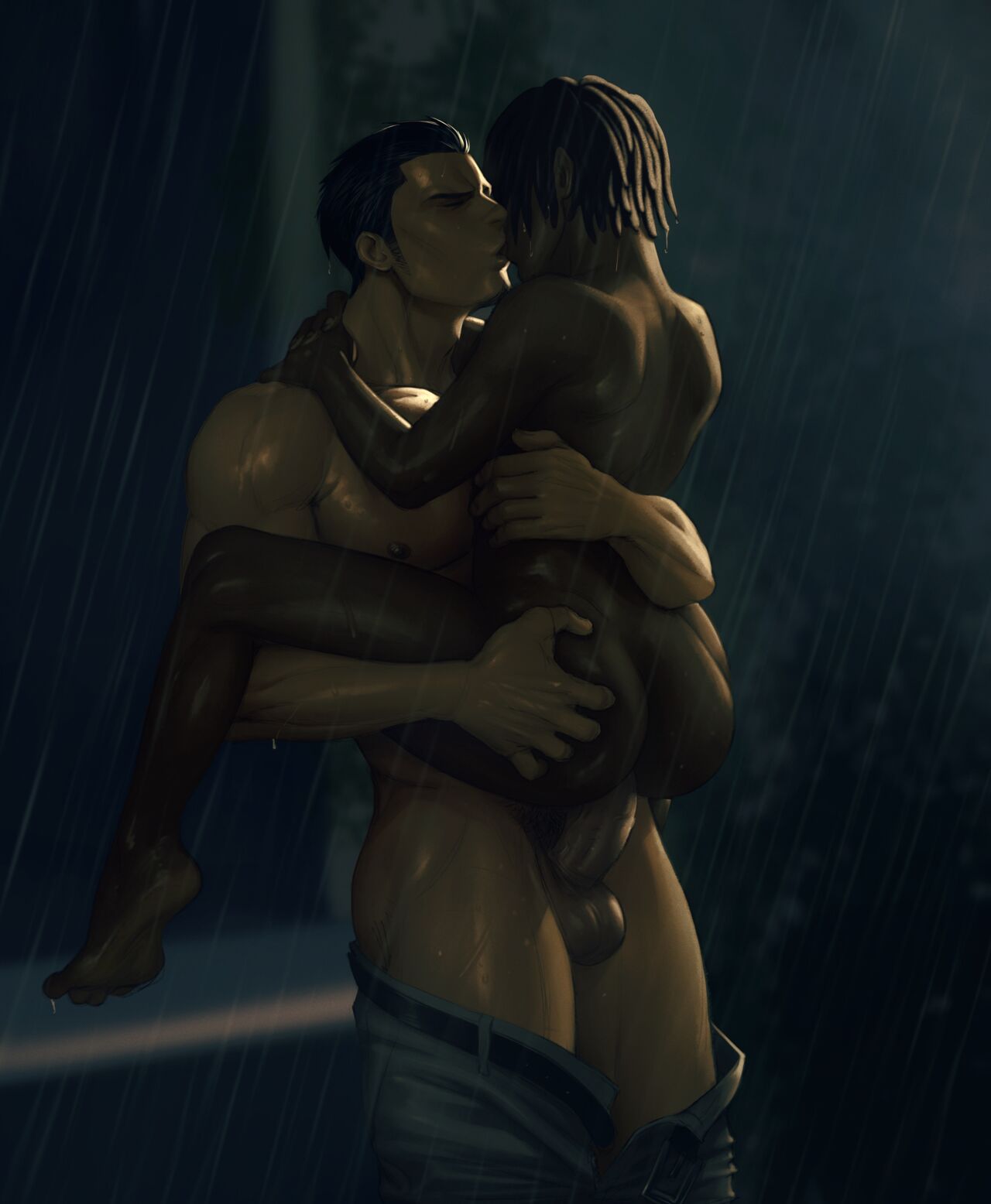 Kiryu Kazuma fuckin' u in the rain ? page 1 full