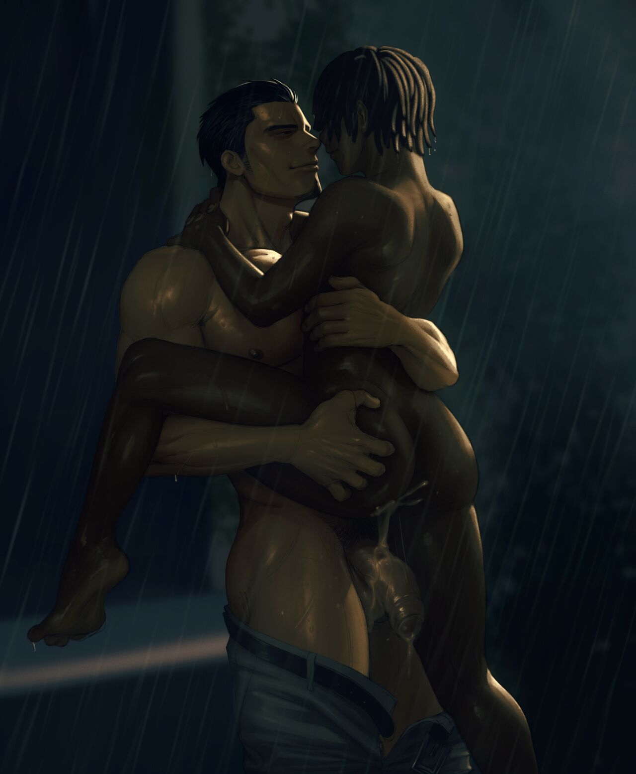 Kiryu Kazuma fuckin' u in the rain ? page 3 full