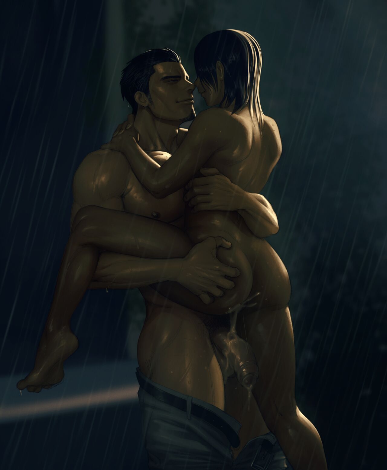 Kiryu Kazuma fuckin' u in the rain ? page 6 full