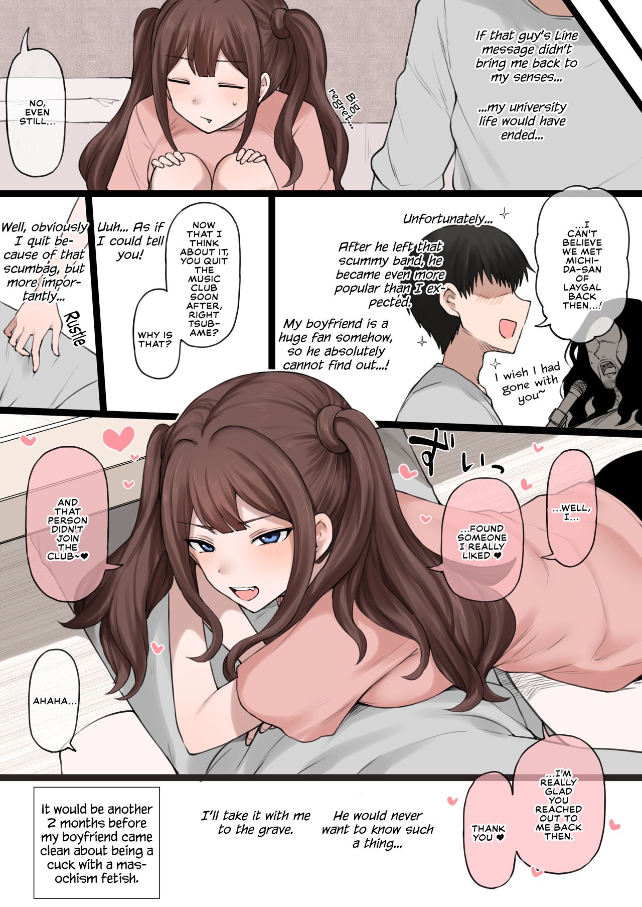 Boku no Netorase Seiheki ni Tsukiatte kureru Kanojo | A Girlfriend Who Plays Along with My Cuckold Fetish page 8 full