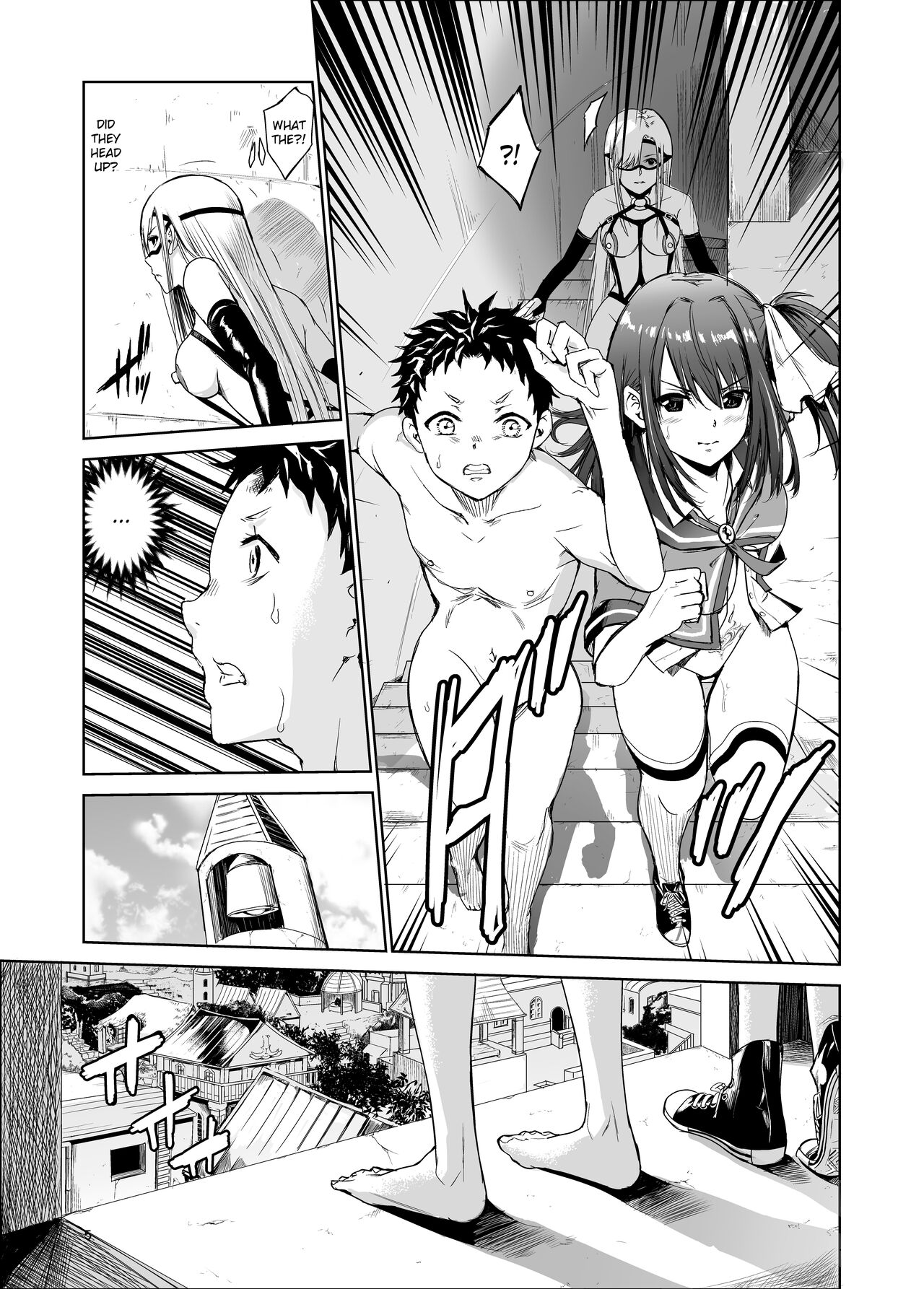 Tsuyagari Mura 4 ~Kareshi o Mamoru Tame Hikyou no Mura de Kyousei Gohoushi &amp; NTR Sex~ page 4 full