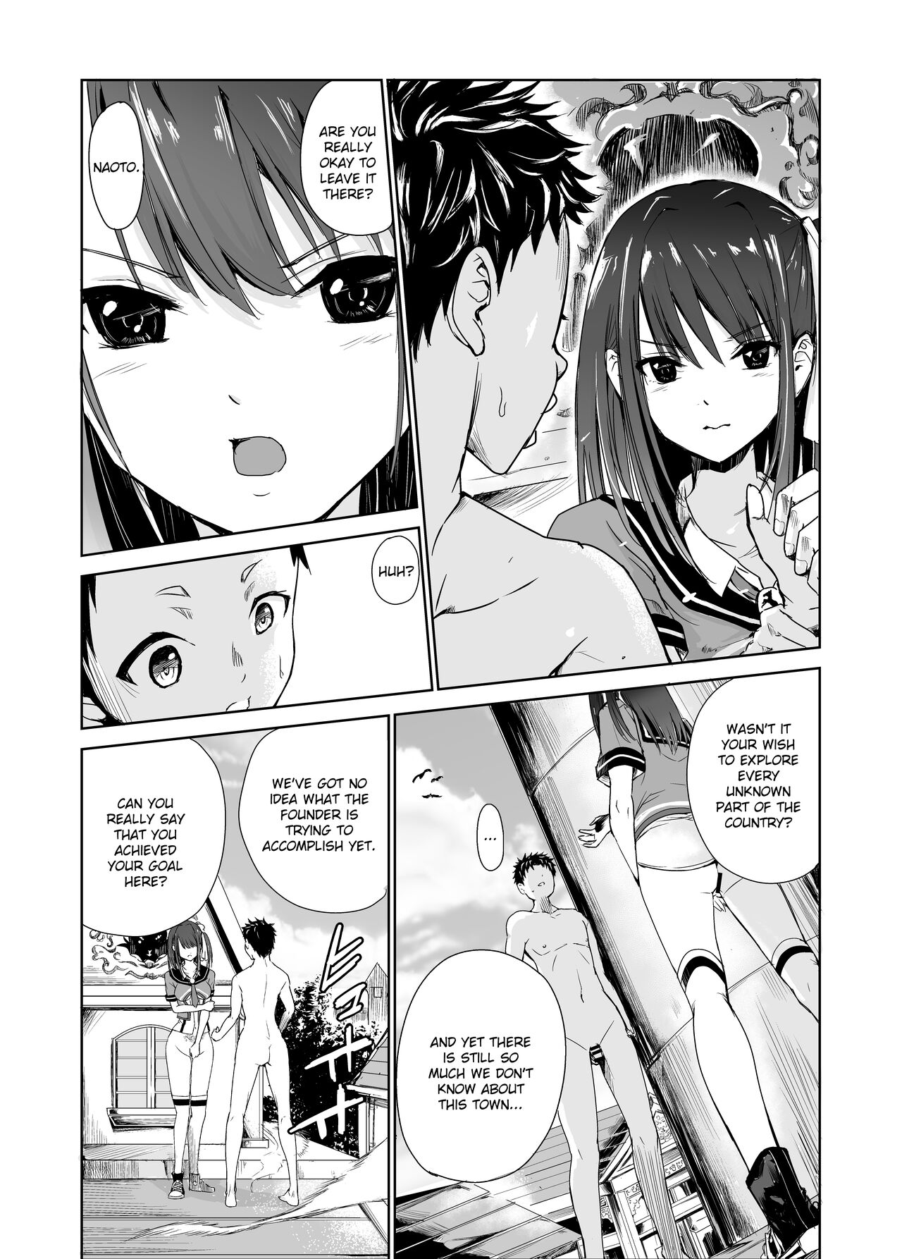 Tsuyagari Mura 4 ~Kareshi o Mamoru Tame Hikyou no Mura de Kyousei Gohoushi &amp; NTR Sex~ page 9 full