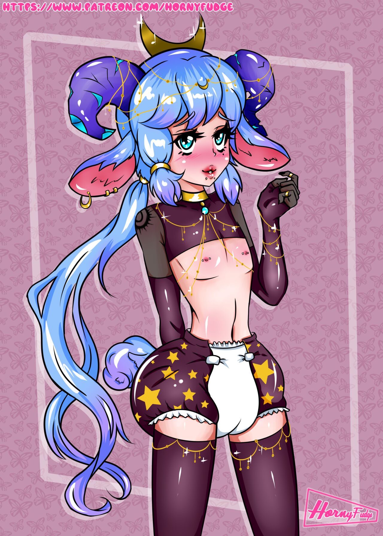 Sissy goat, commissioner's OC page 2 full