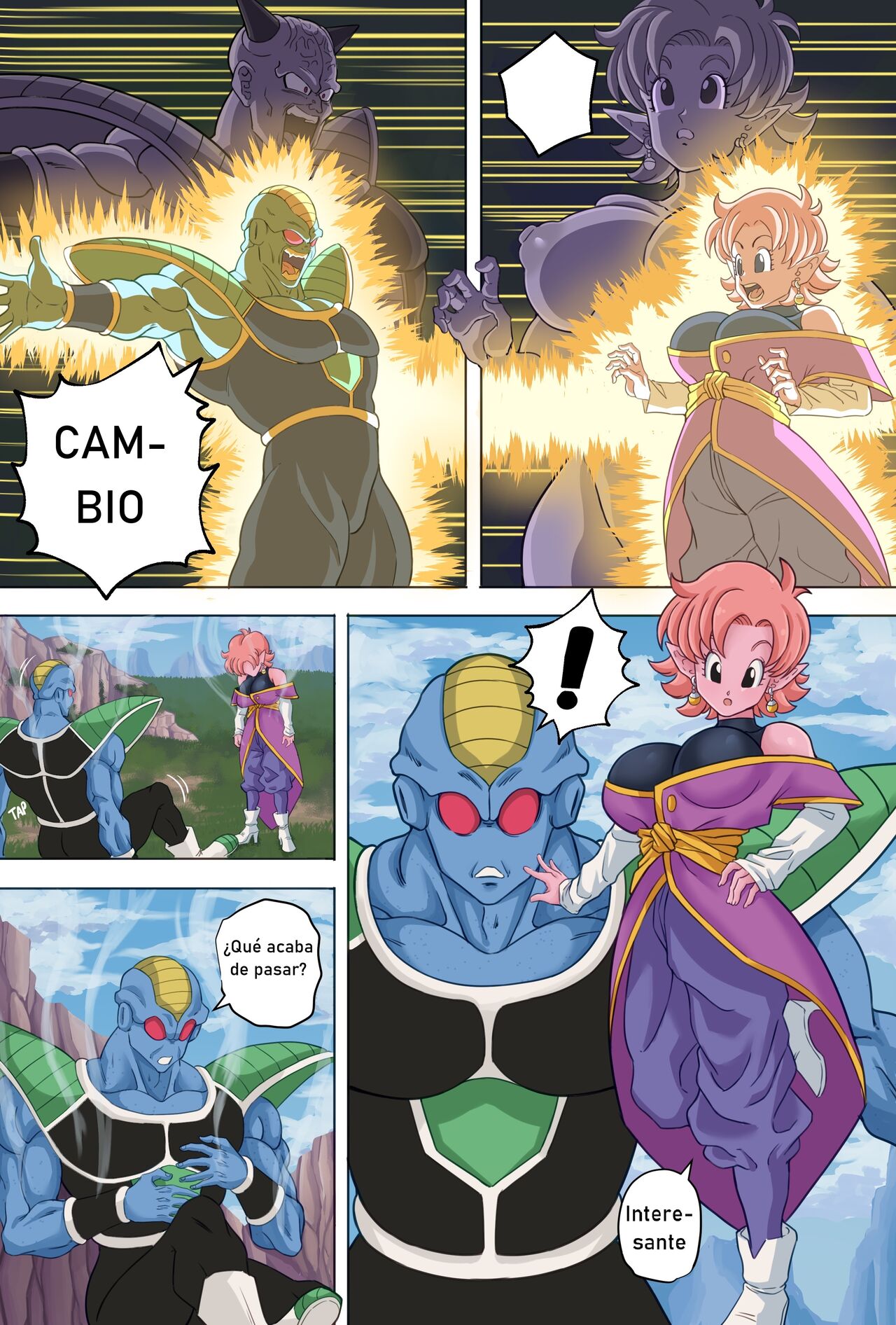 AxlexCima: The Ginyu Saga! Pt.7! page 3 full