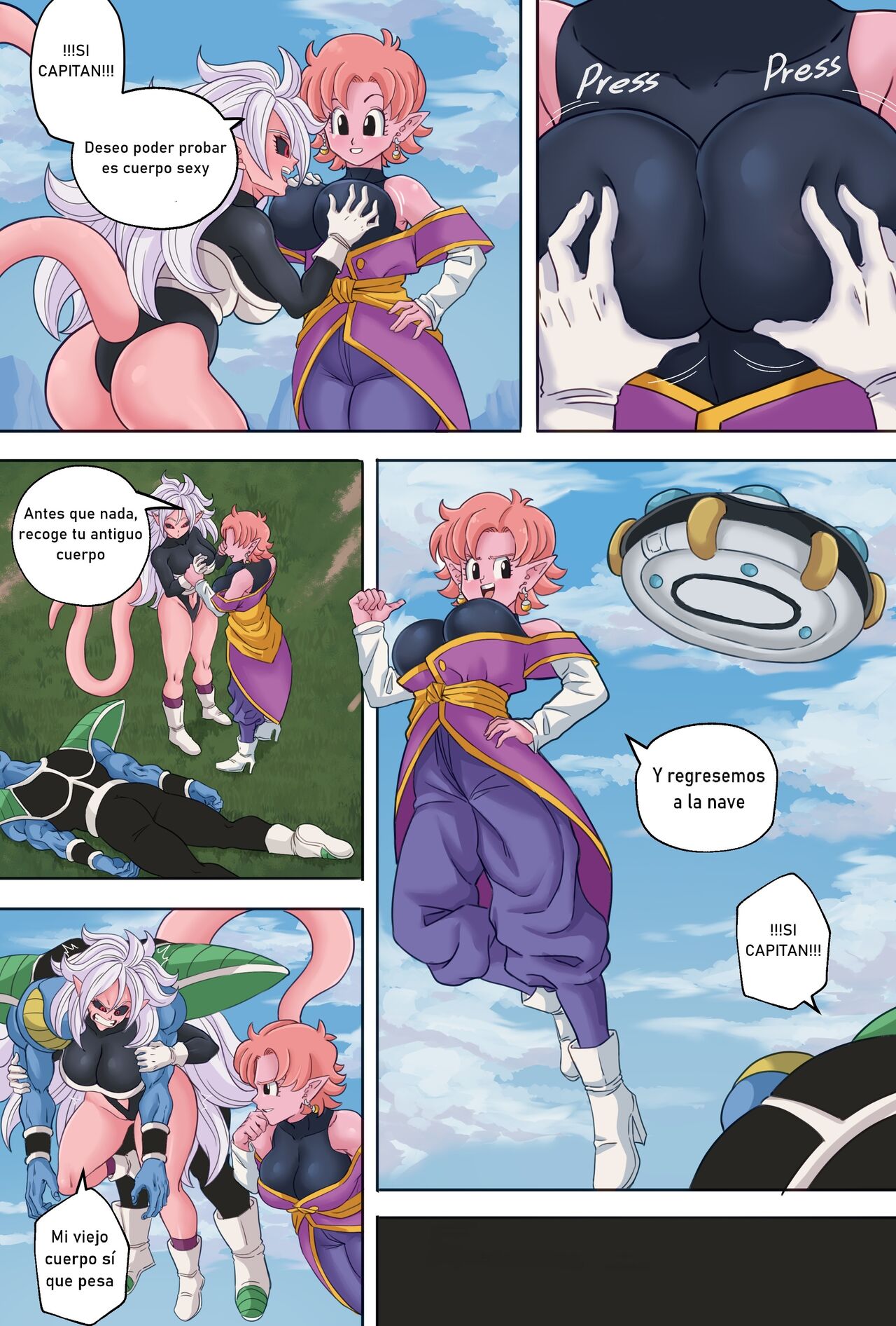 AxlexCima: The Ginyu Saga! Pt.7! page 5 full