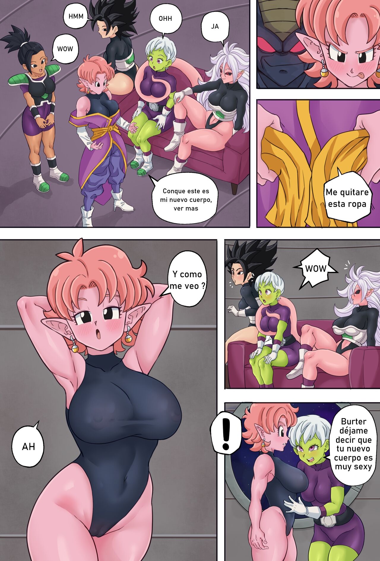 AxlexCima: The Ginyu Saga! Pt.7! page 6 full