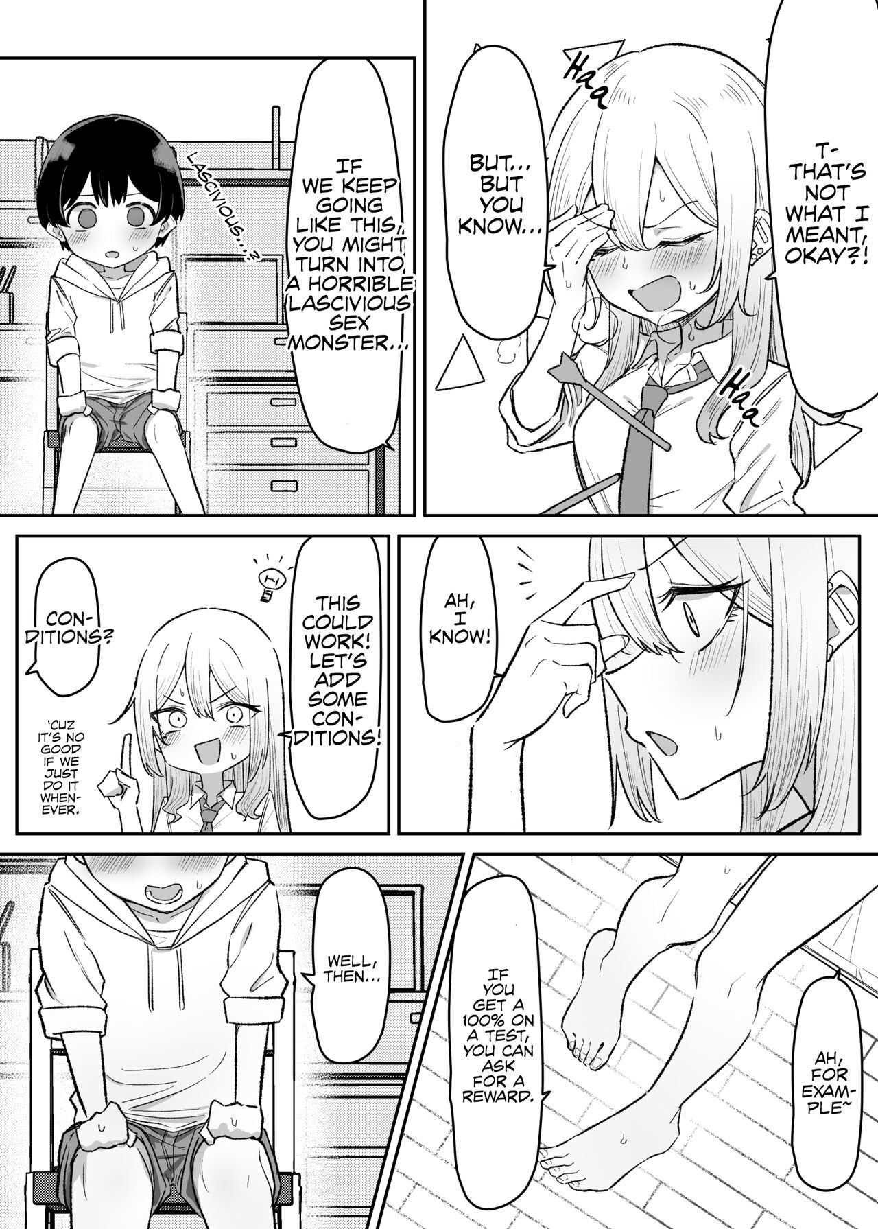 Gal-JK OneShota 4.5 - 5.1 | Gyaru JK Onee x Shota 4.5 - 5.1 page 7 full