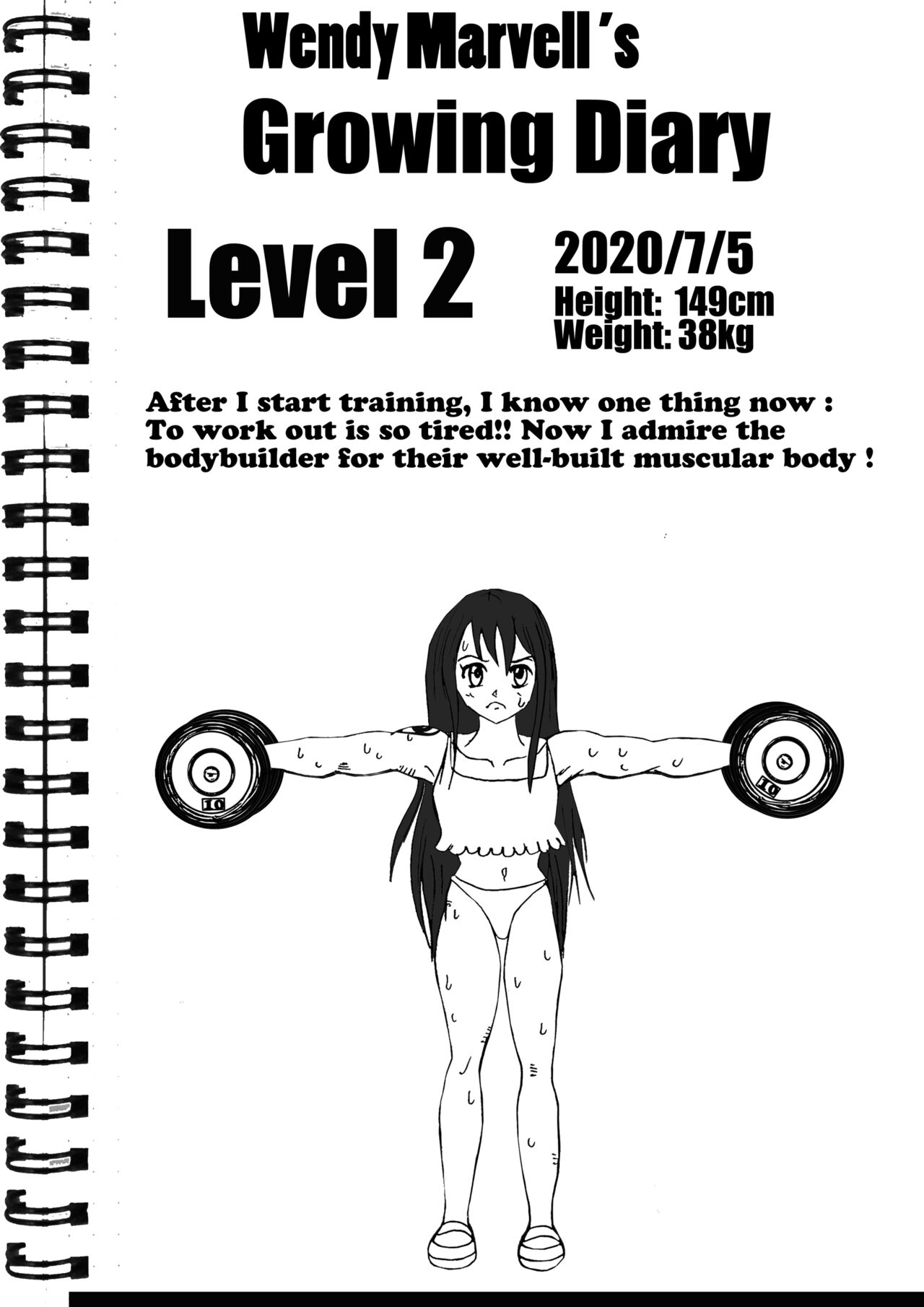 Wendy Growing Diary page 2 full