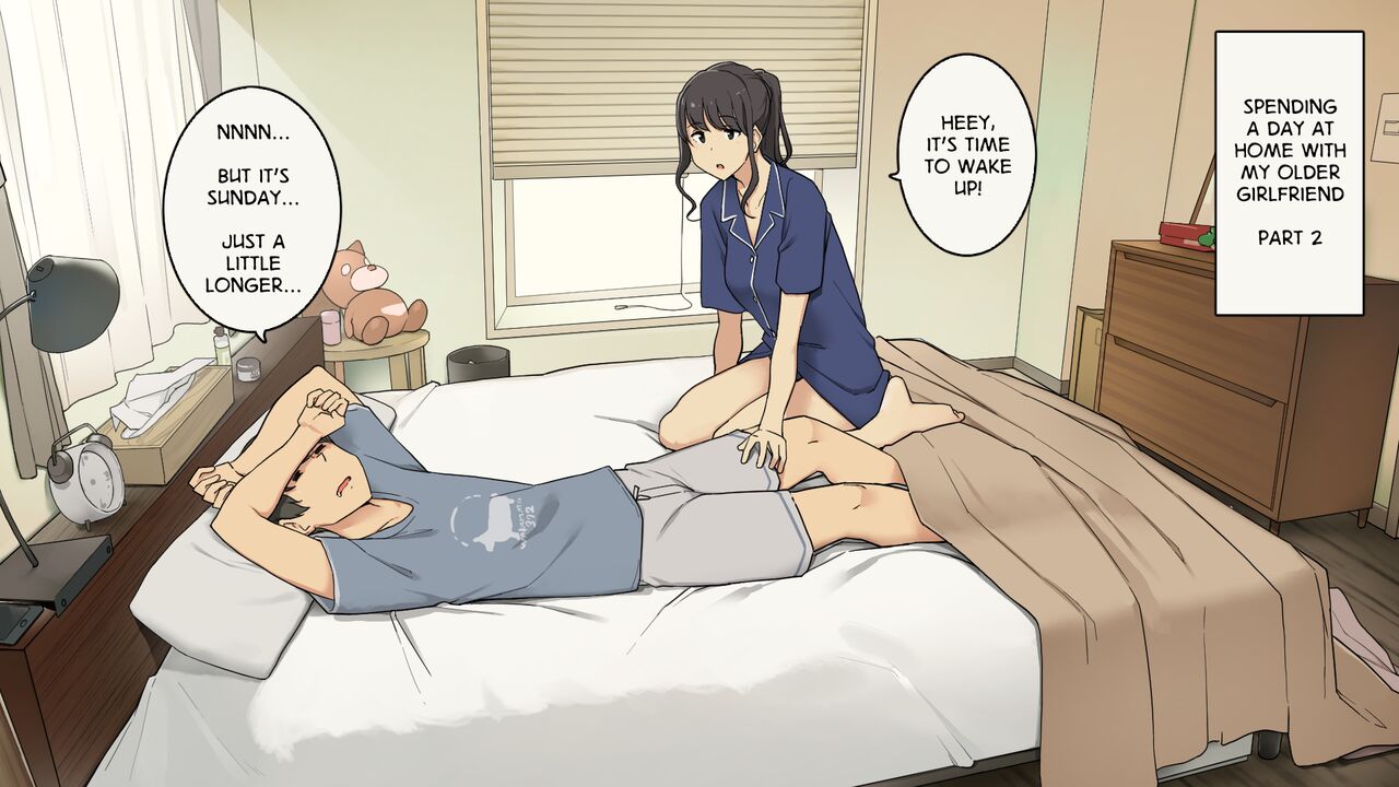 Fudan Onkou na Toshiue Kanojo ni Ichinichijuu Tatasare Semerare Tsuzukeru Hanashi | My Usually Calm and Gentle Girlfriend Spends a Whole Day on the Attack page 1 full