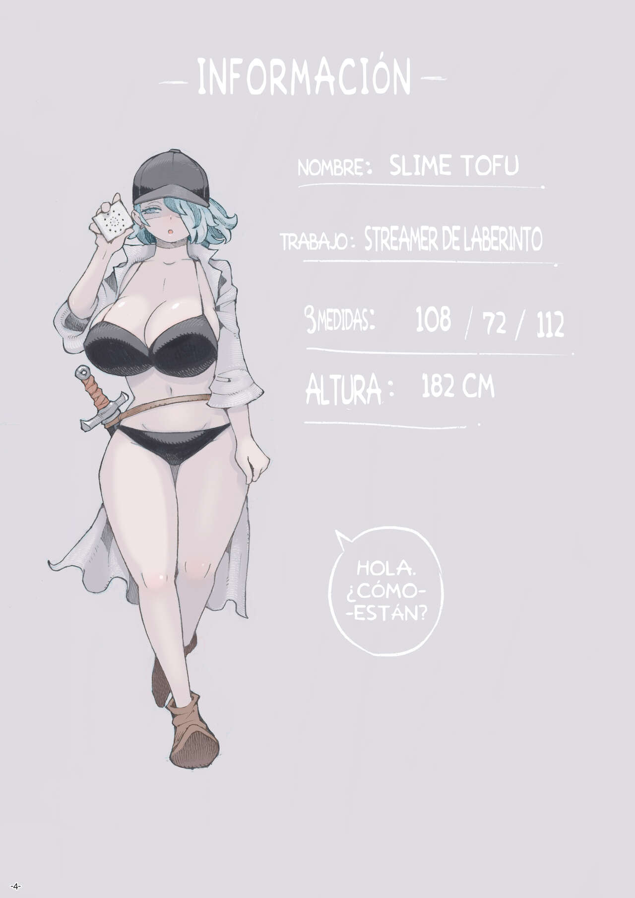 Meikyuu Haishinsha Slime Toufu wa Meikyuu de Muchakucha ni saretai. | La Steamer De Laberinto, Slime Tofu, Quiere Ser Follada En El Laberinto page 4 full