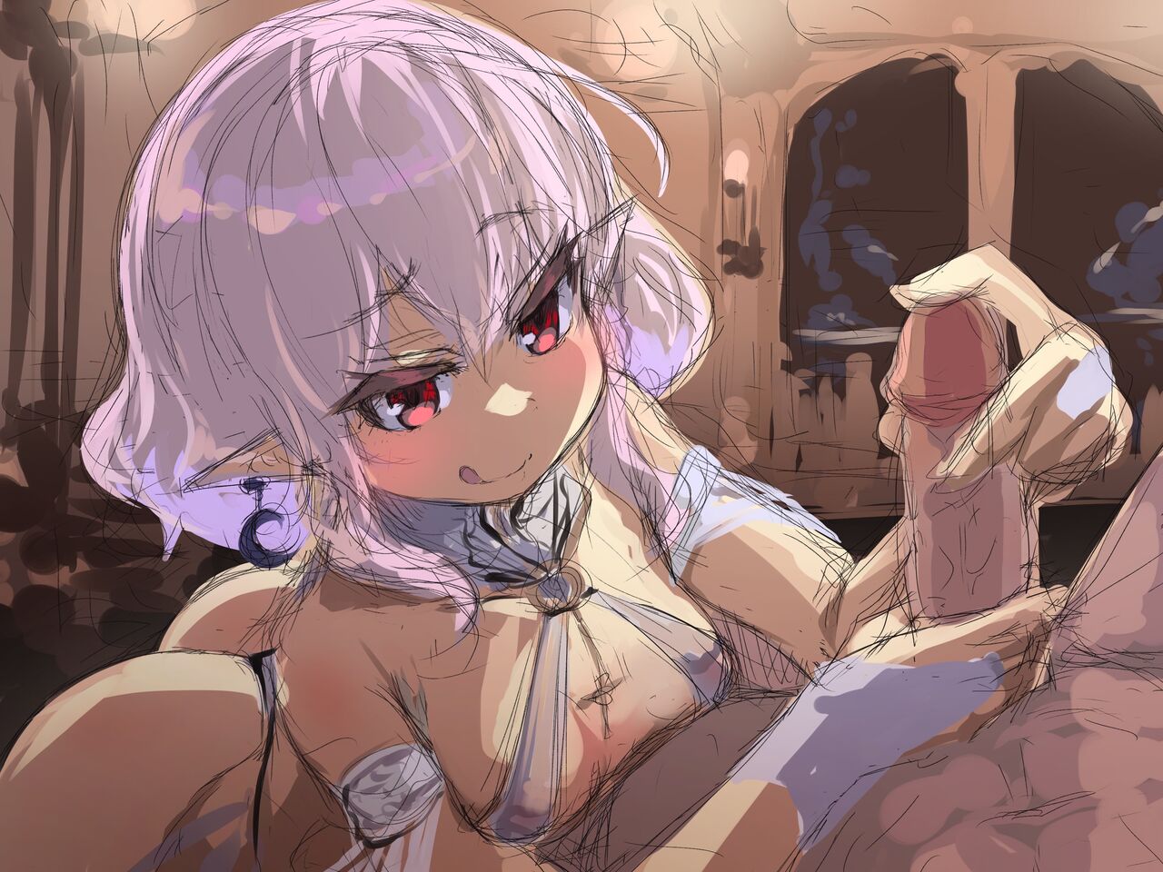 Loli Babaa Elf no Ecchi na Mahou Dougu de Aigan Dorei Seikatsu page 5 full