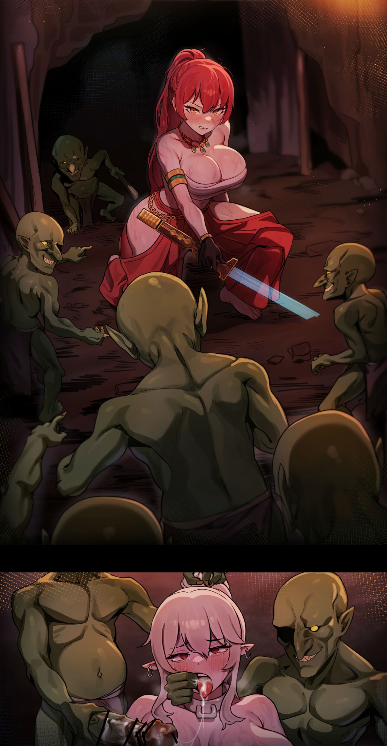 Loser Kunoichi &amp; Loser Samurai page 3 full