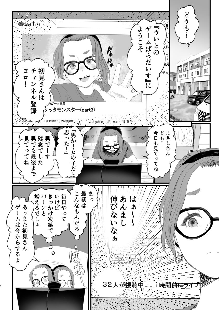 Otokonoko Haishinsha Nagesen ni Noserarete Hamerarechaimashia page 4 full