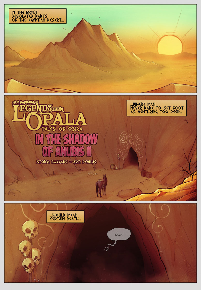 Legend of Queen Opala - In the Shadow Of Anubis: Tales Of Osira page 1 full