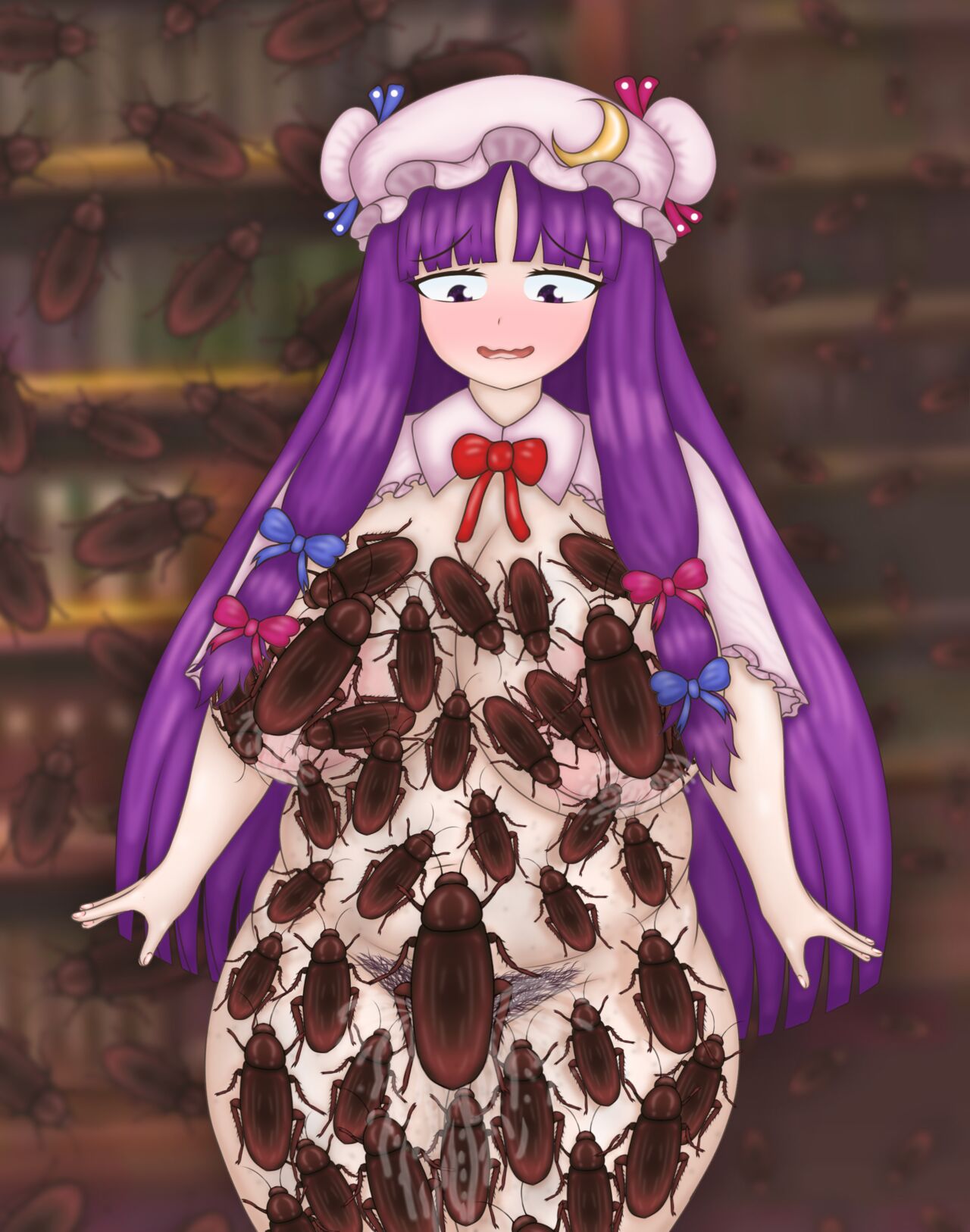 ? Patchouli's library is so dirty that there are cockroaches page 5 full