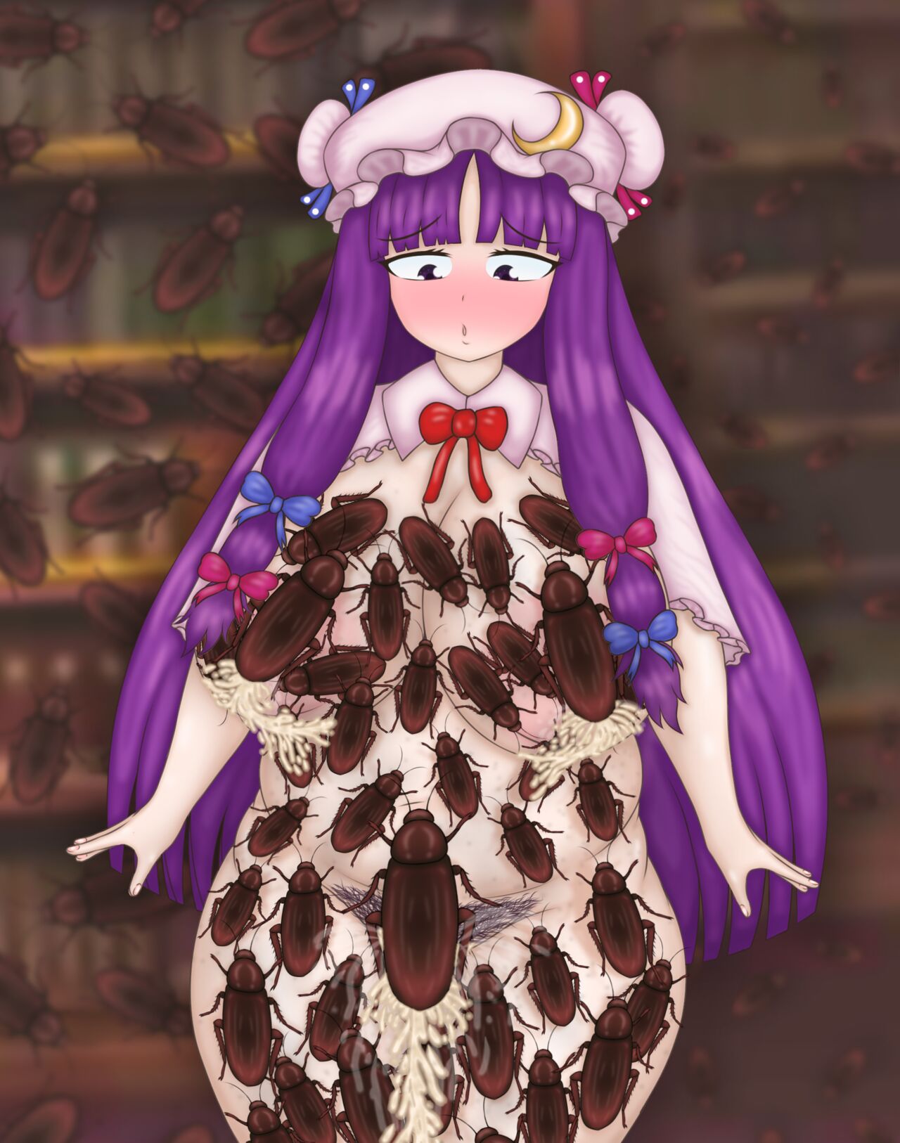 ? Patchouli's library is so dirty that there are cockroaches page 9 full