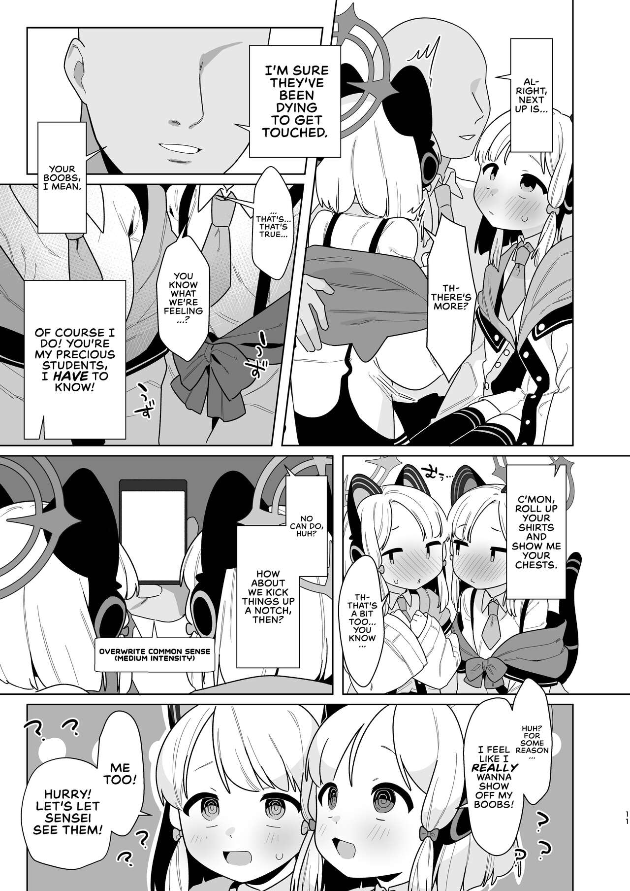 BluArch Saimin-bu 2 ~Saiba Midori &amp; Momoi Hen~ | The Blue Archive Mind Control Club ~Gamer Twins Chapter~ page 10 full