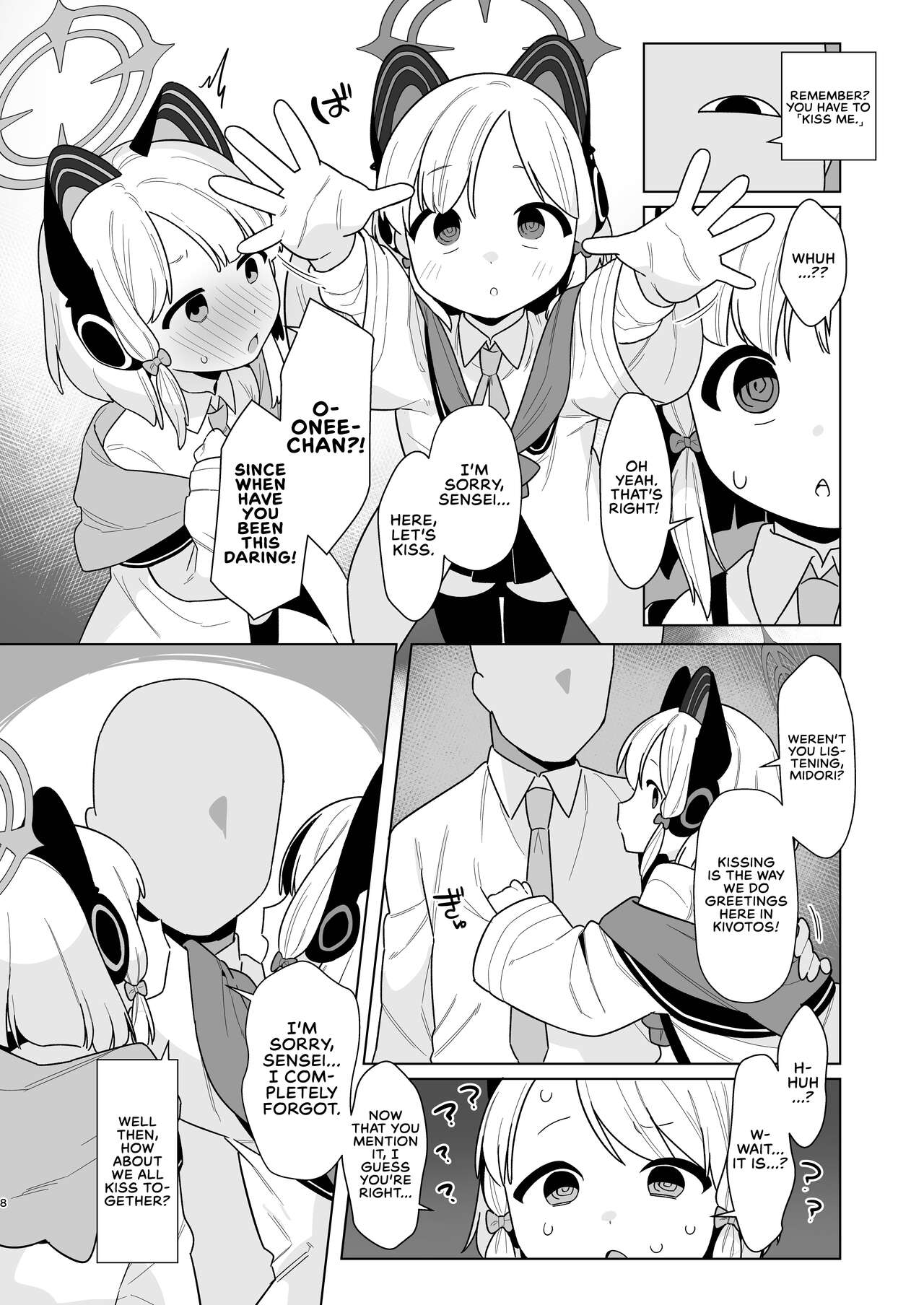 BluArch Saimin-bu 2 ~Saiba Midori &amp; Momoi Hen~ | The Blue Archive Mind Control Club ~Gamer Twins Chapter~ page 7 full