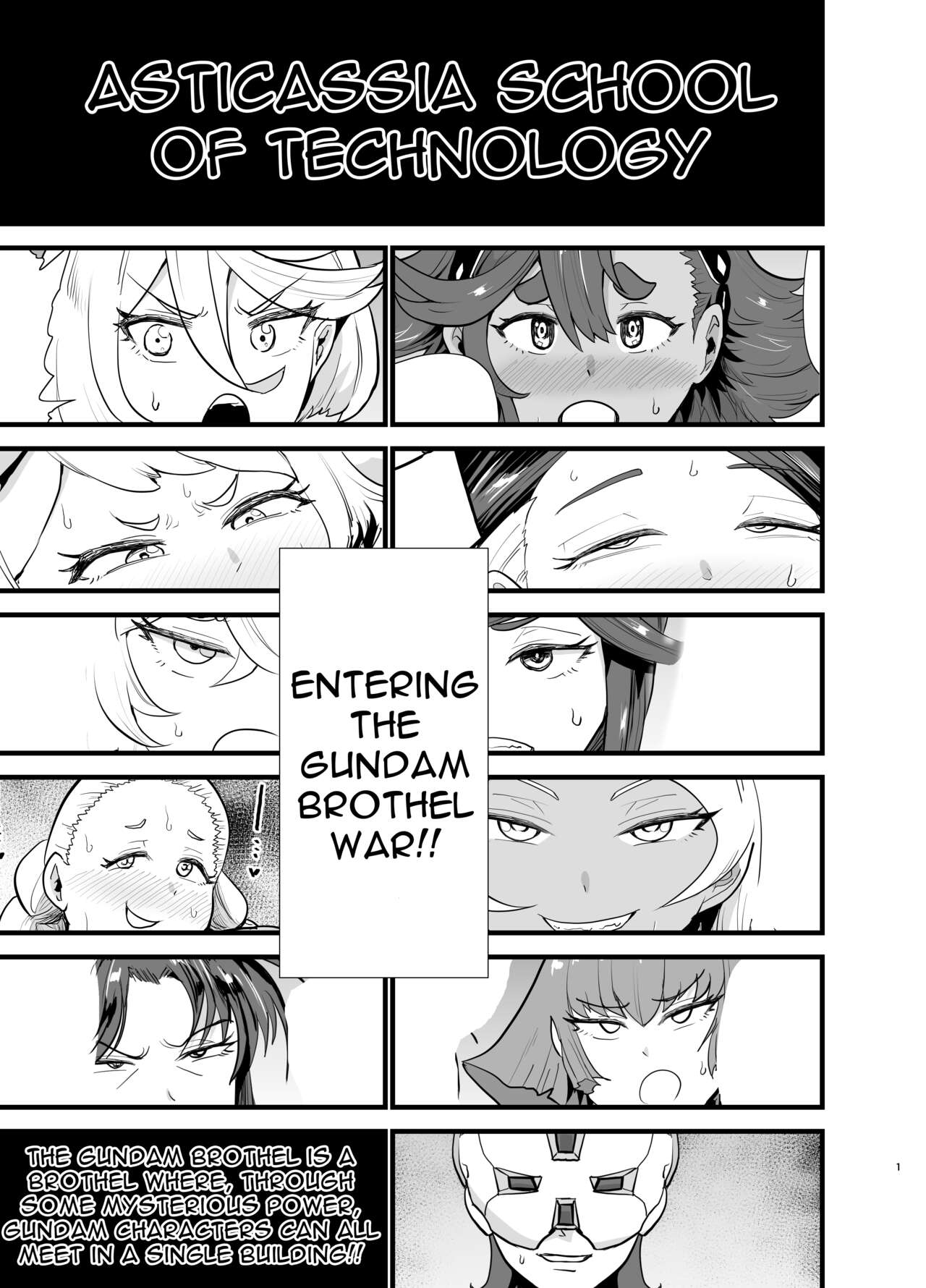 Gundam Fuuzoku Musou Suisei no Majo Hen | The Unparalleled Gundam Sex Industry - Witch of Mercury Edition page 2 full