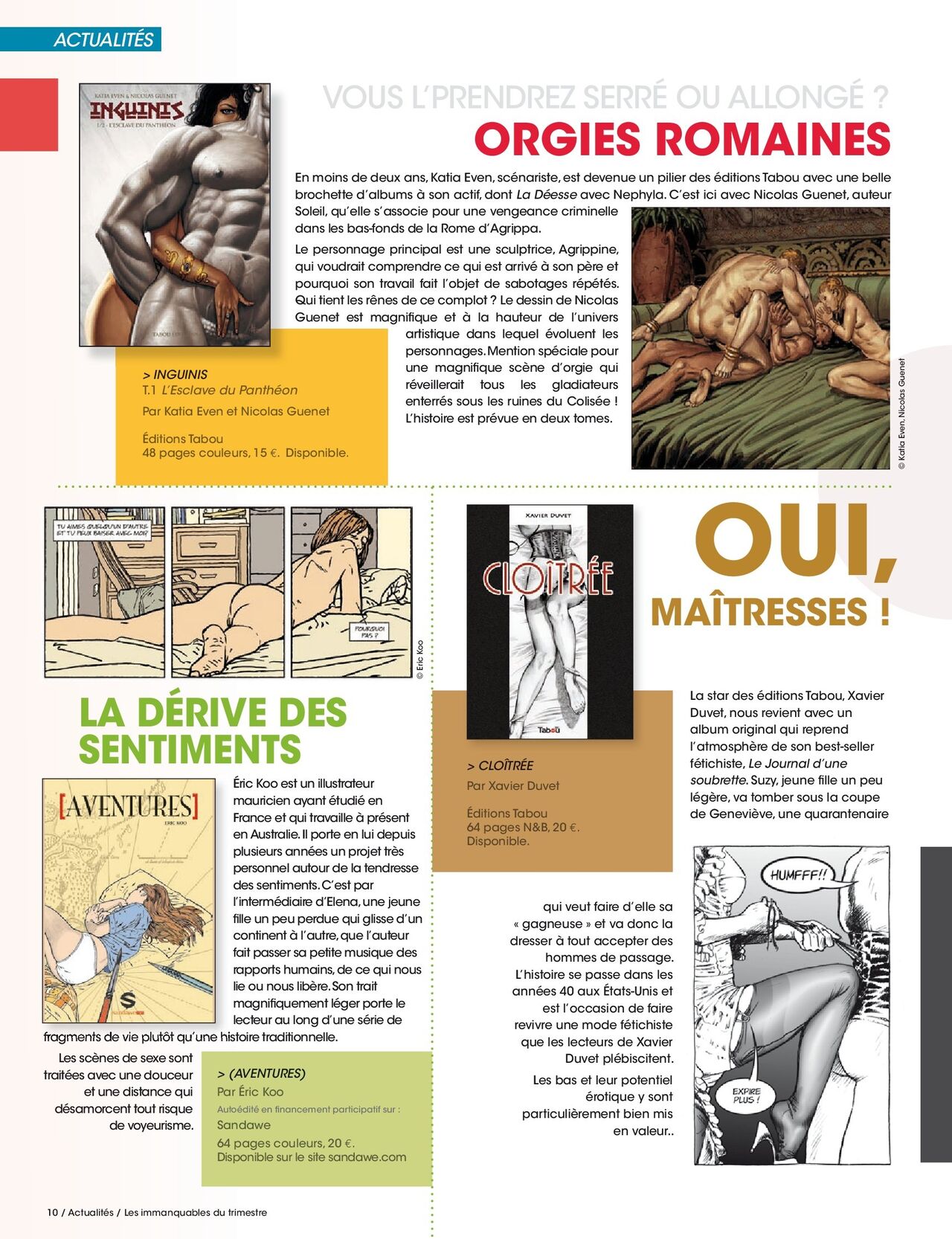L'Immanquable H.S. Spécial Érotisme N°17 - Gourmandises page 10 full