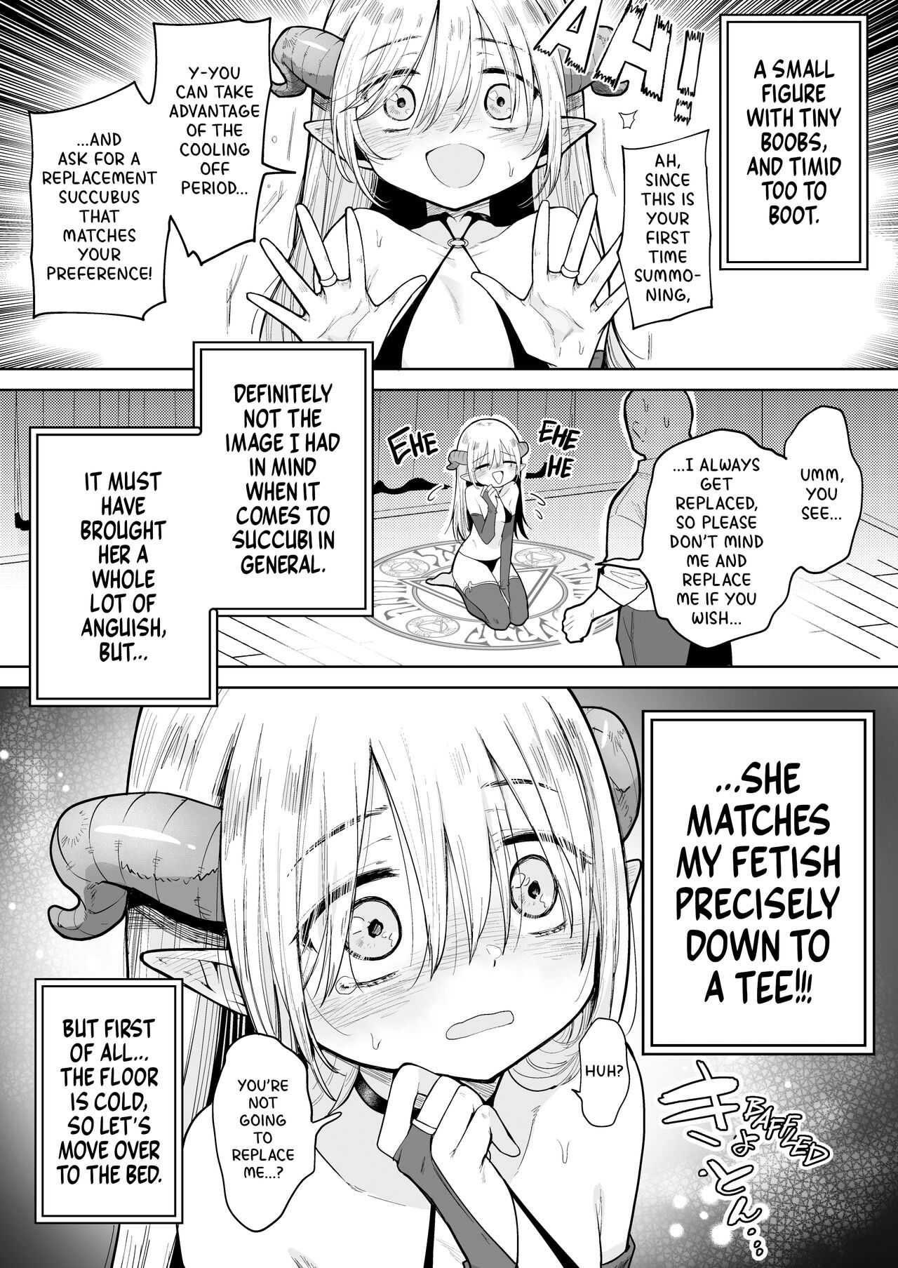 Negative Chippai Succubus ga Kita. | A Tiny Titty Negative Succubus Has Arrived page 4 full