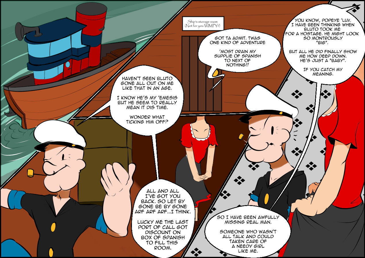 Popeye and Olive page 1 full