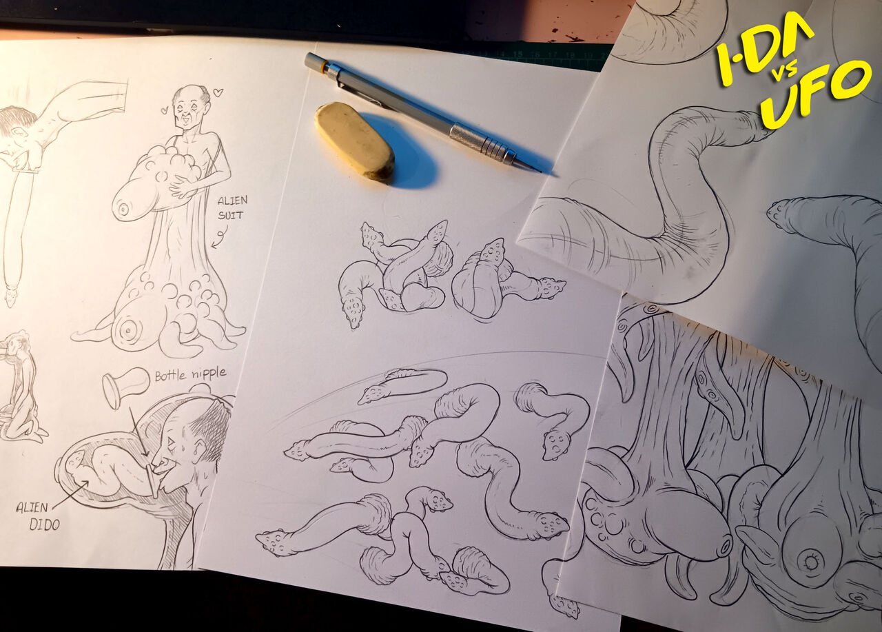 Tentacles Sketch page 3 full