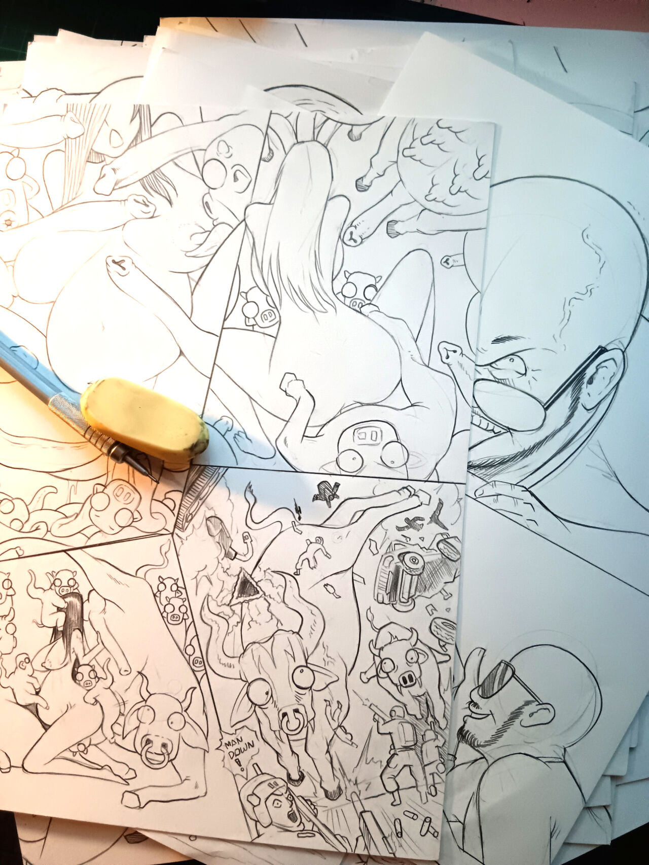 Tentacles Sketch page 4 full