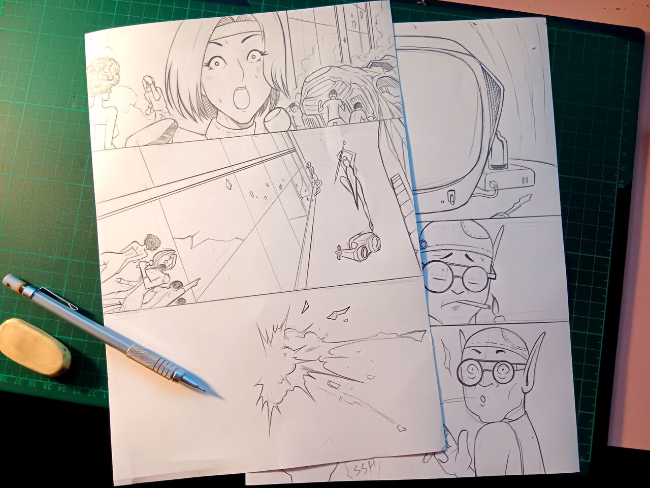 Tentacles Sketch page 6 full