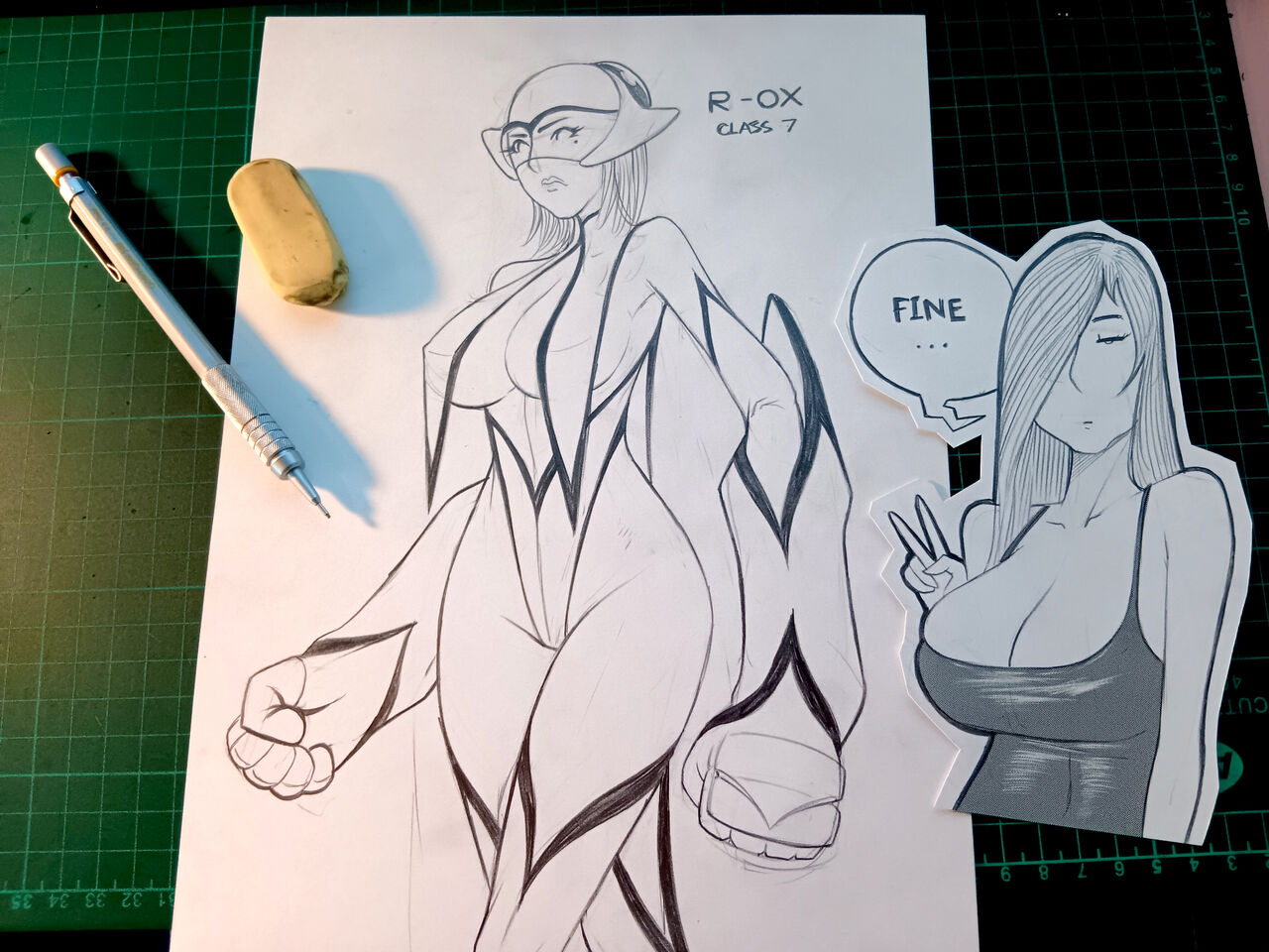 Tentacles Sketch page 9 full