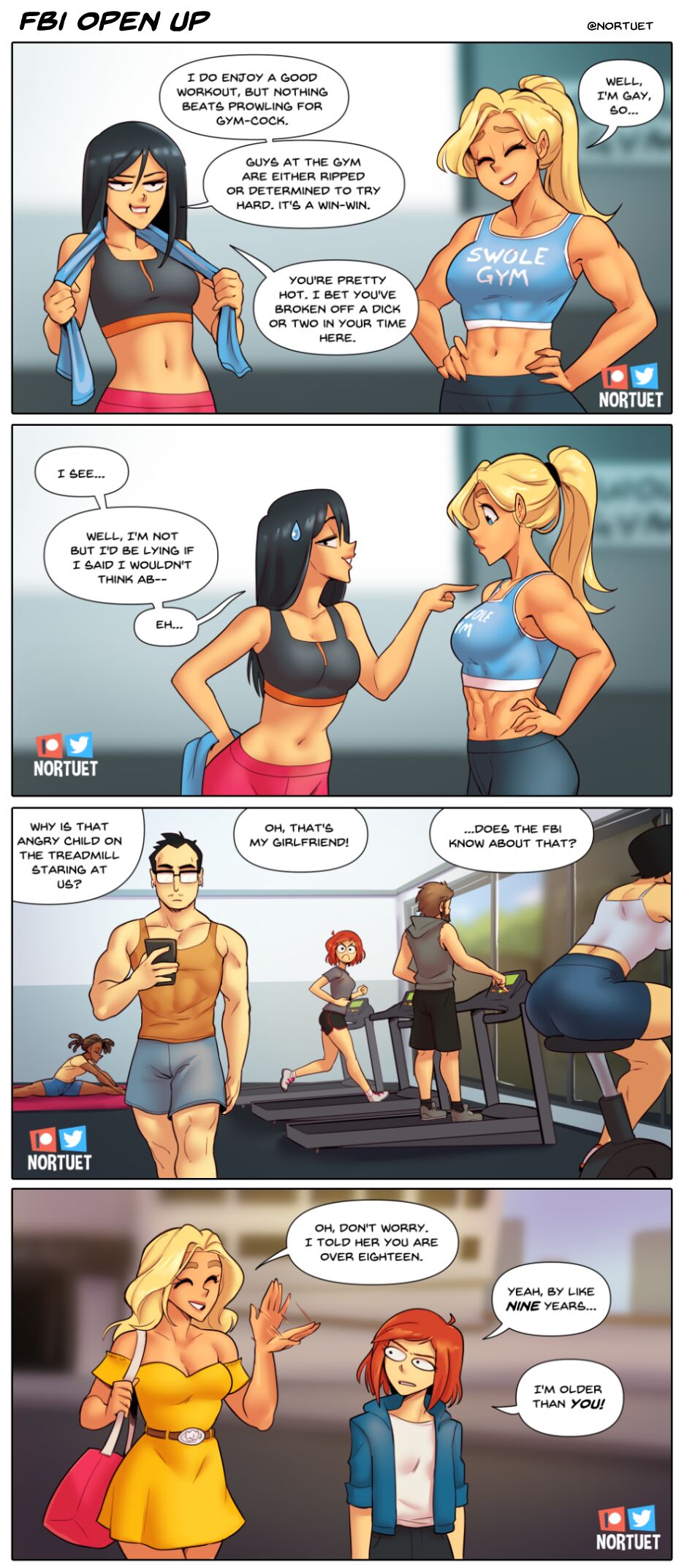 Tara &amp; Beverly - 4koma page 6 full