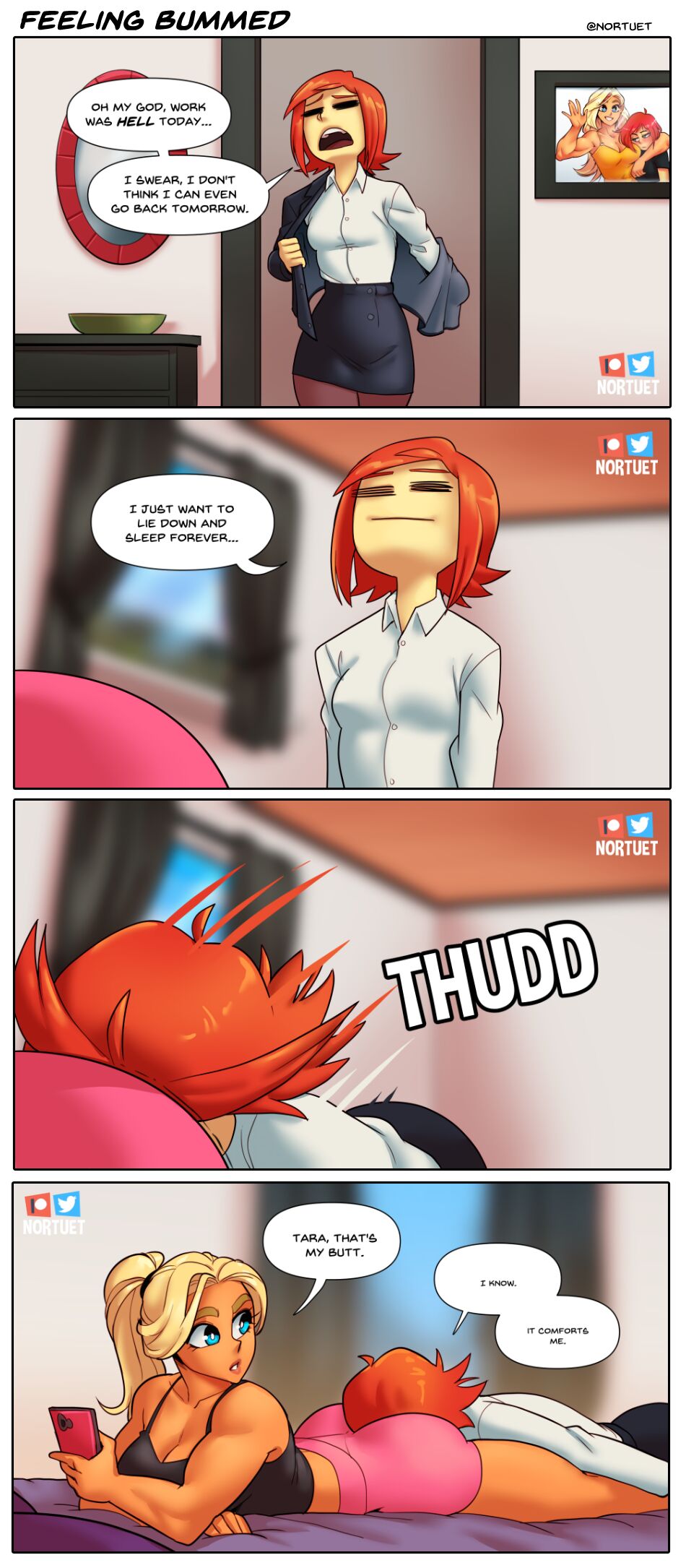 Tara &amp; Beverly - 4koma page 9 full
