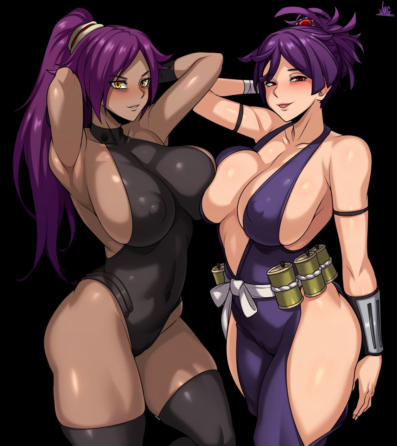 Yoruichi &amp; Yuzuriha page 9 full