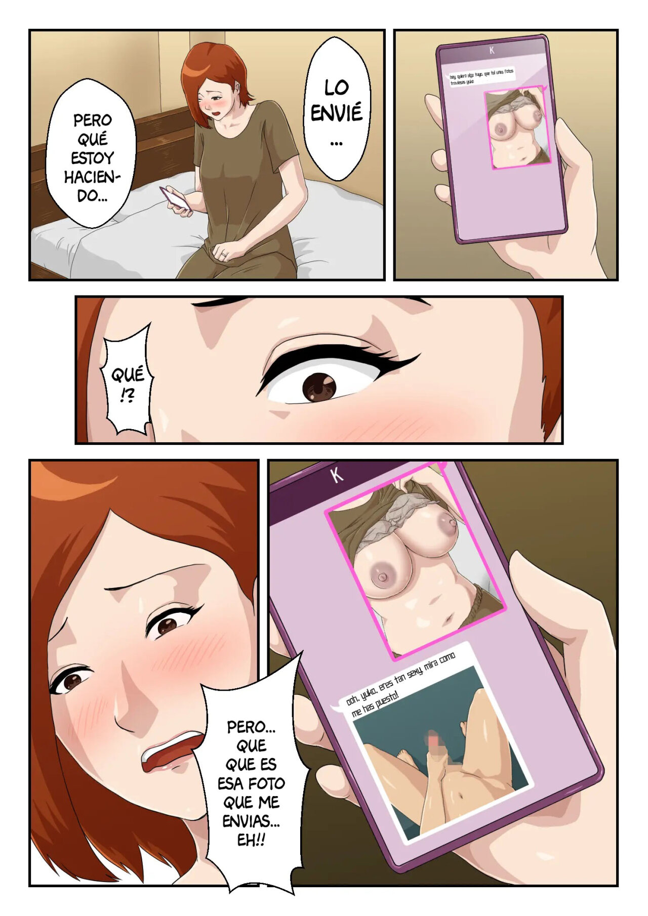 La persona que conoci en la aplicacion era mi madre 1-2 page 6 full