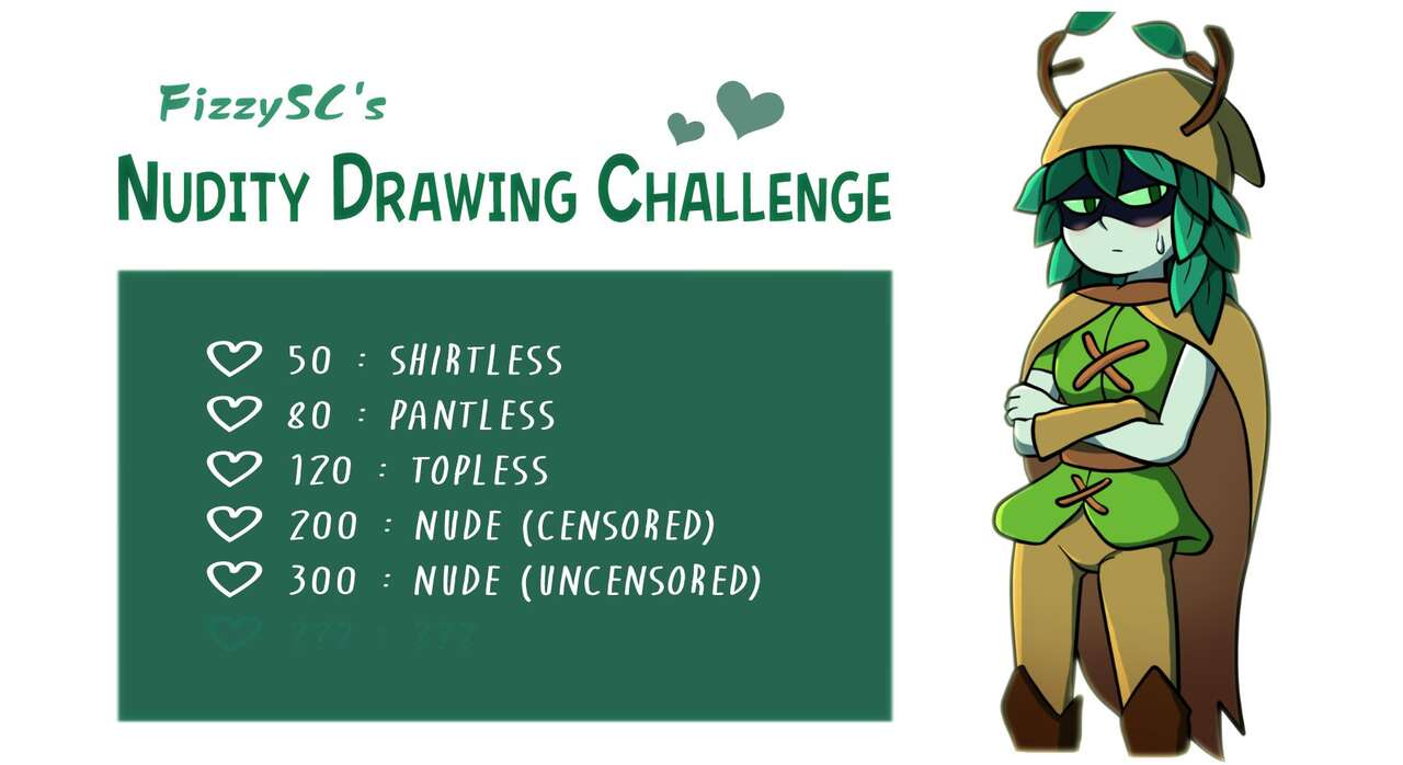 Nudity Drawing Challenge 1, 2, &amp; 3 page 1 full