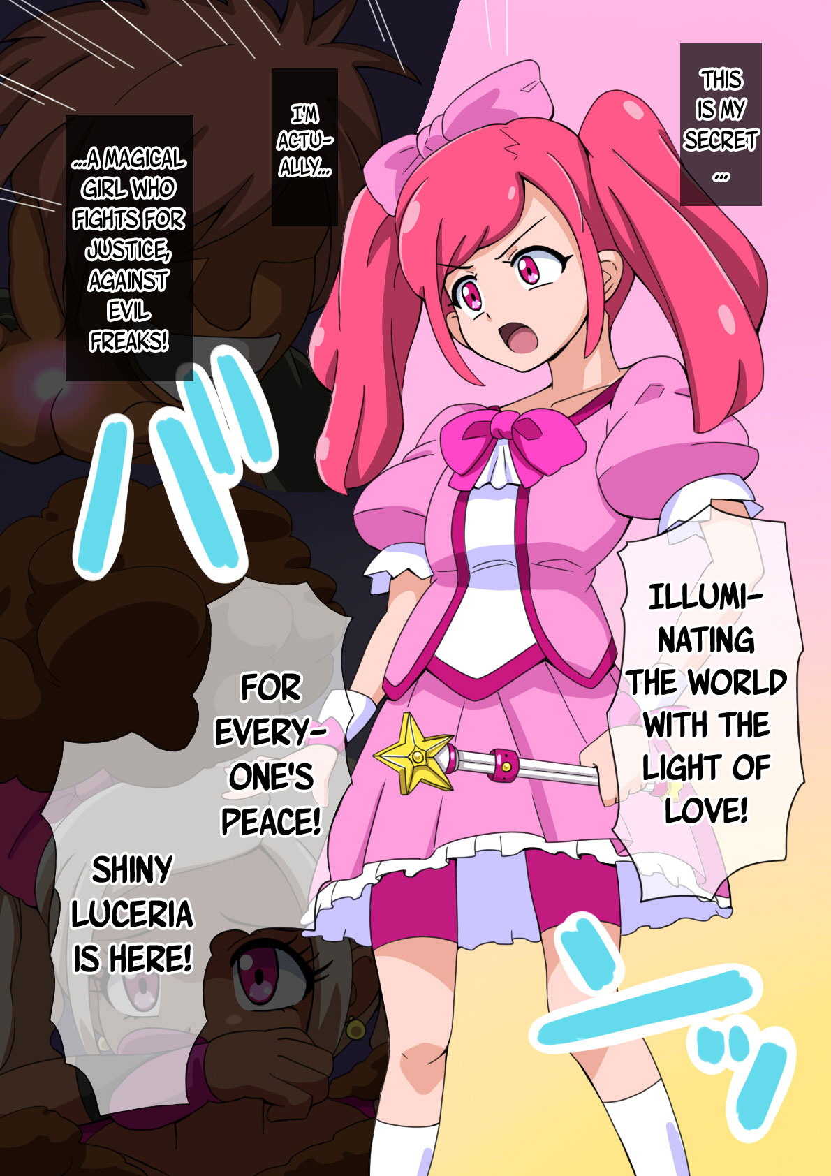 magical girl comic page 3 full