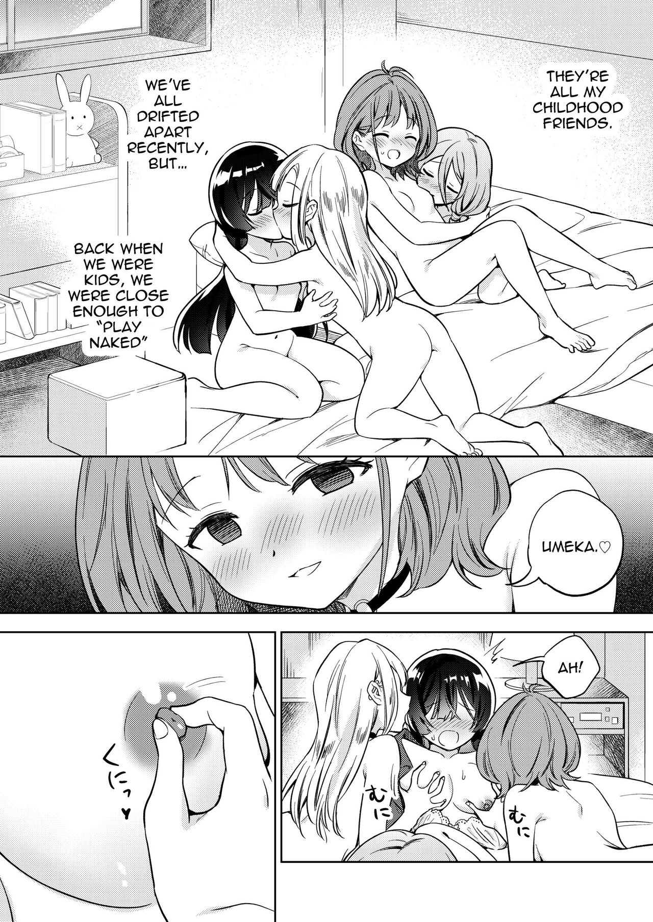 Minna de Ecchi na Yurikatsu Appli ~Ee!? Kono Naka ni Kakattenai Musume ga Iru!?~ | A Sexy Yuri Hypnosis App page 5 full