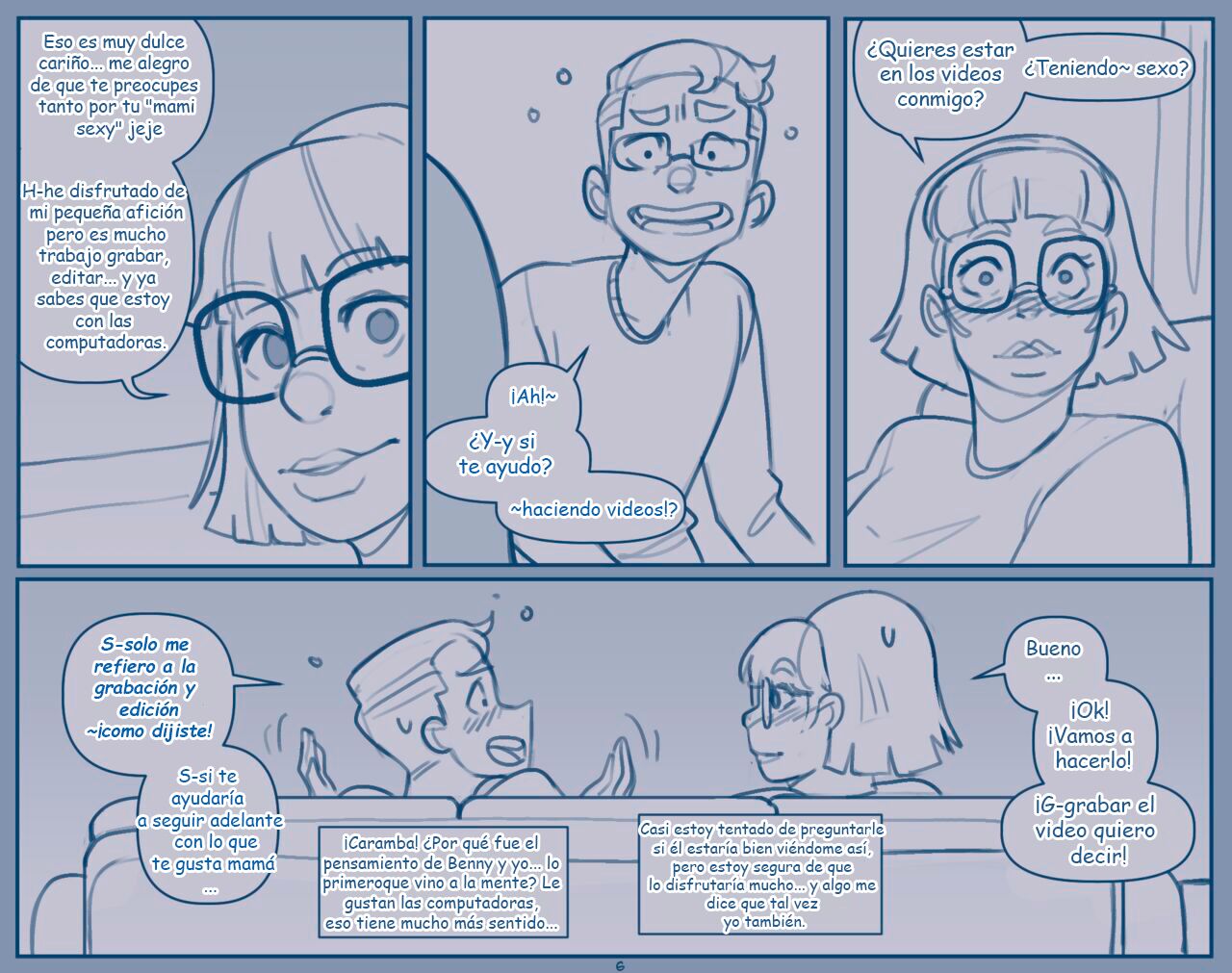 Son find his mom online + Extras page 7 full