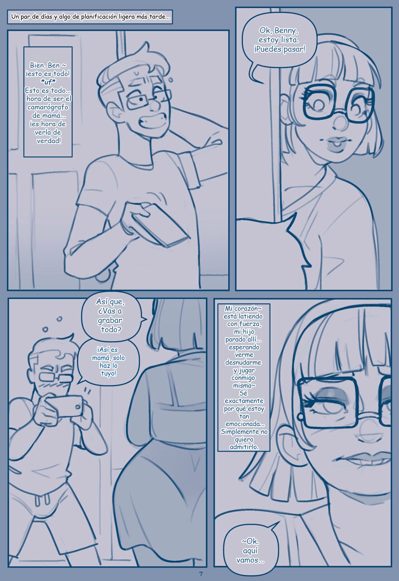 Son find his mom online + Extras page 8 full