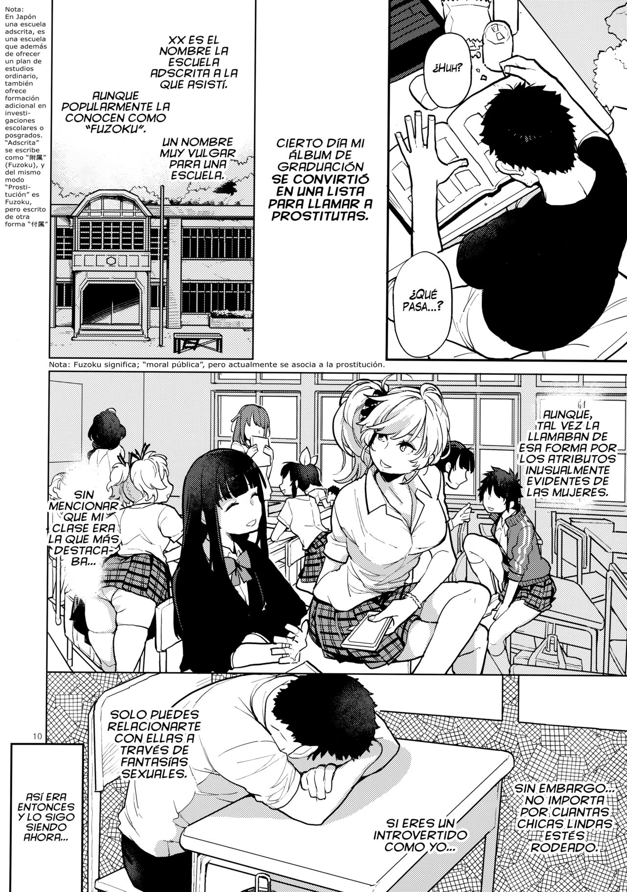 Doukyuusei Fuuzoku | Prostitutas de Clase page 9 full