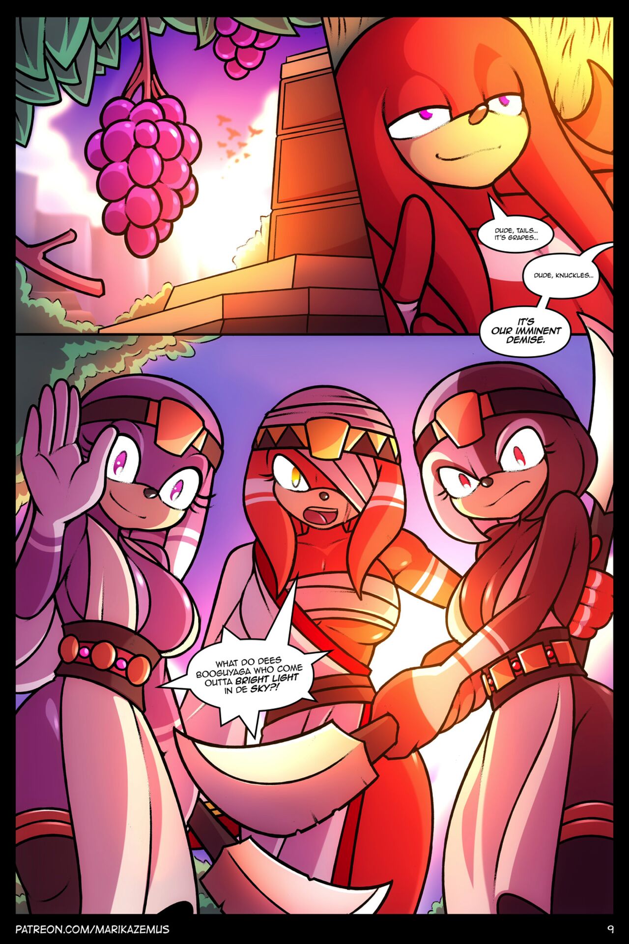 Sonic Boom: Echidna Nights page 9 full